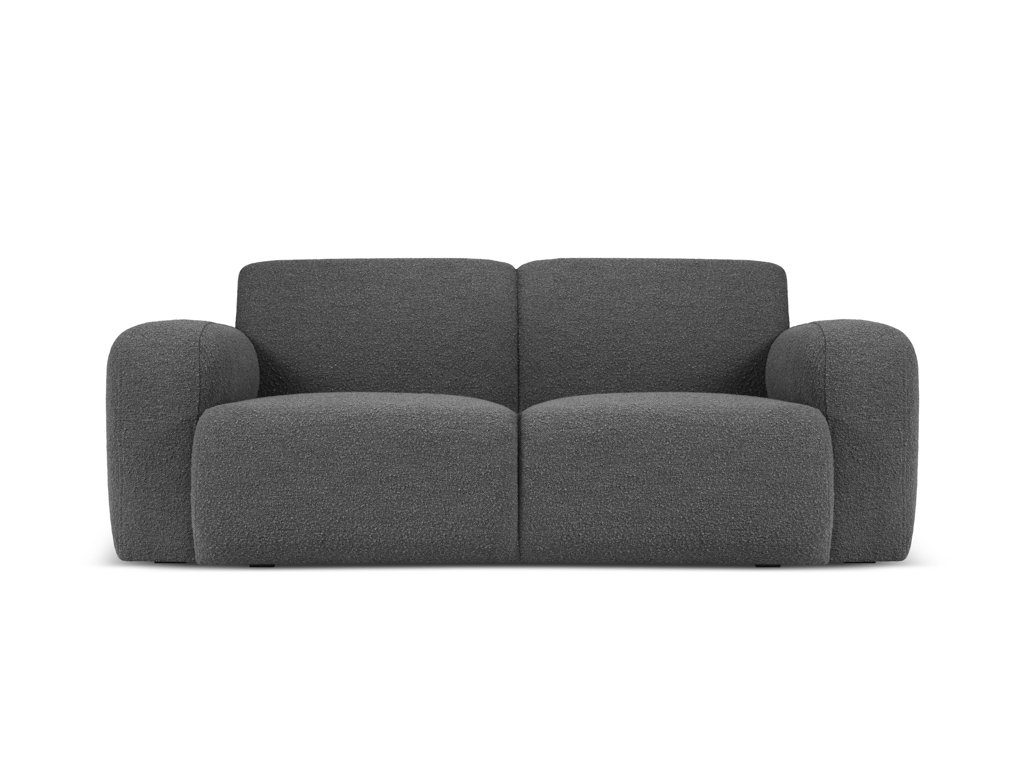2-seater sofa boucle MOLINO dark grey