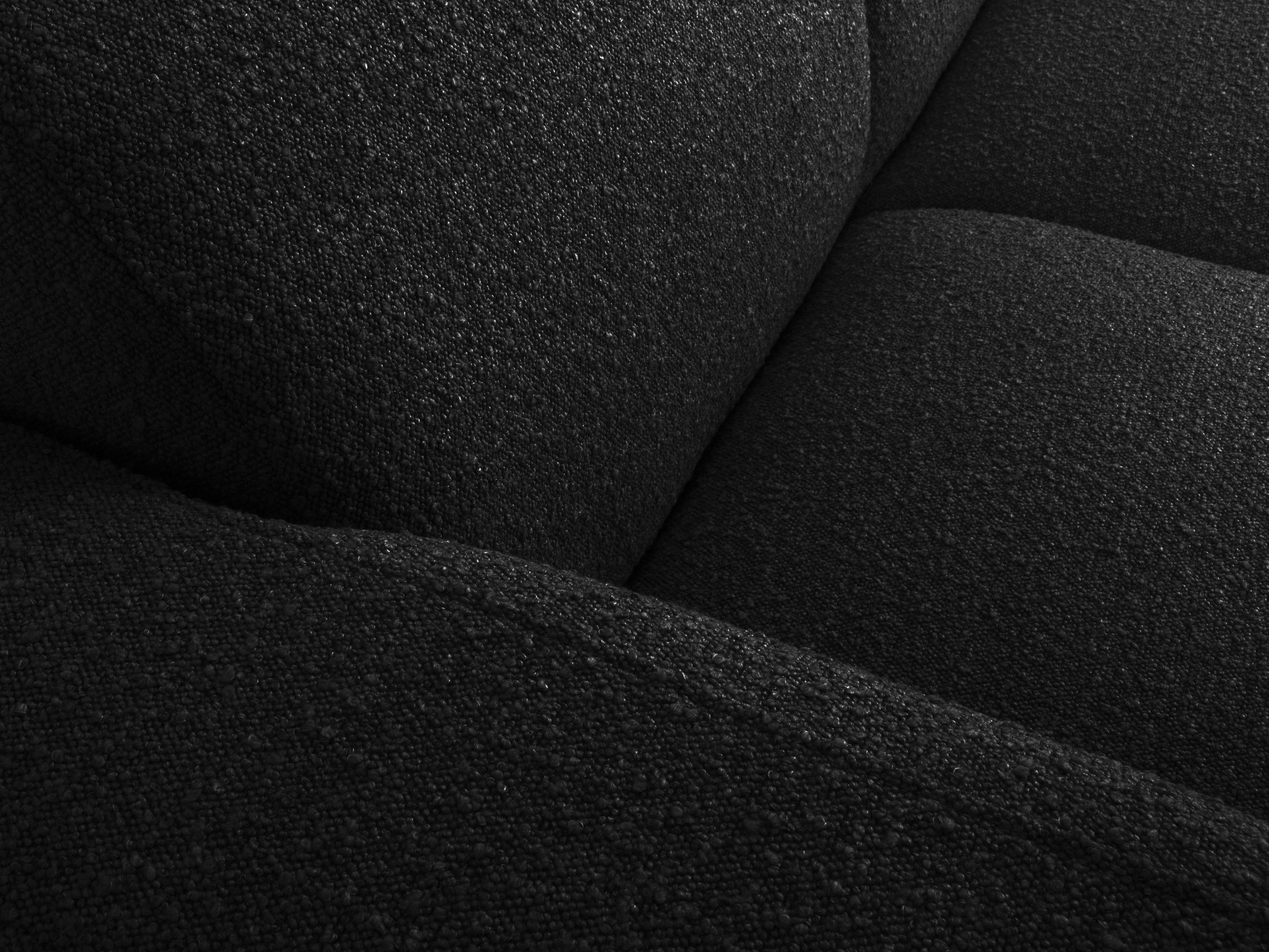 2-seater sofa boucle MOLINO black
