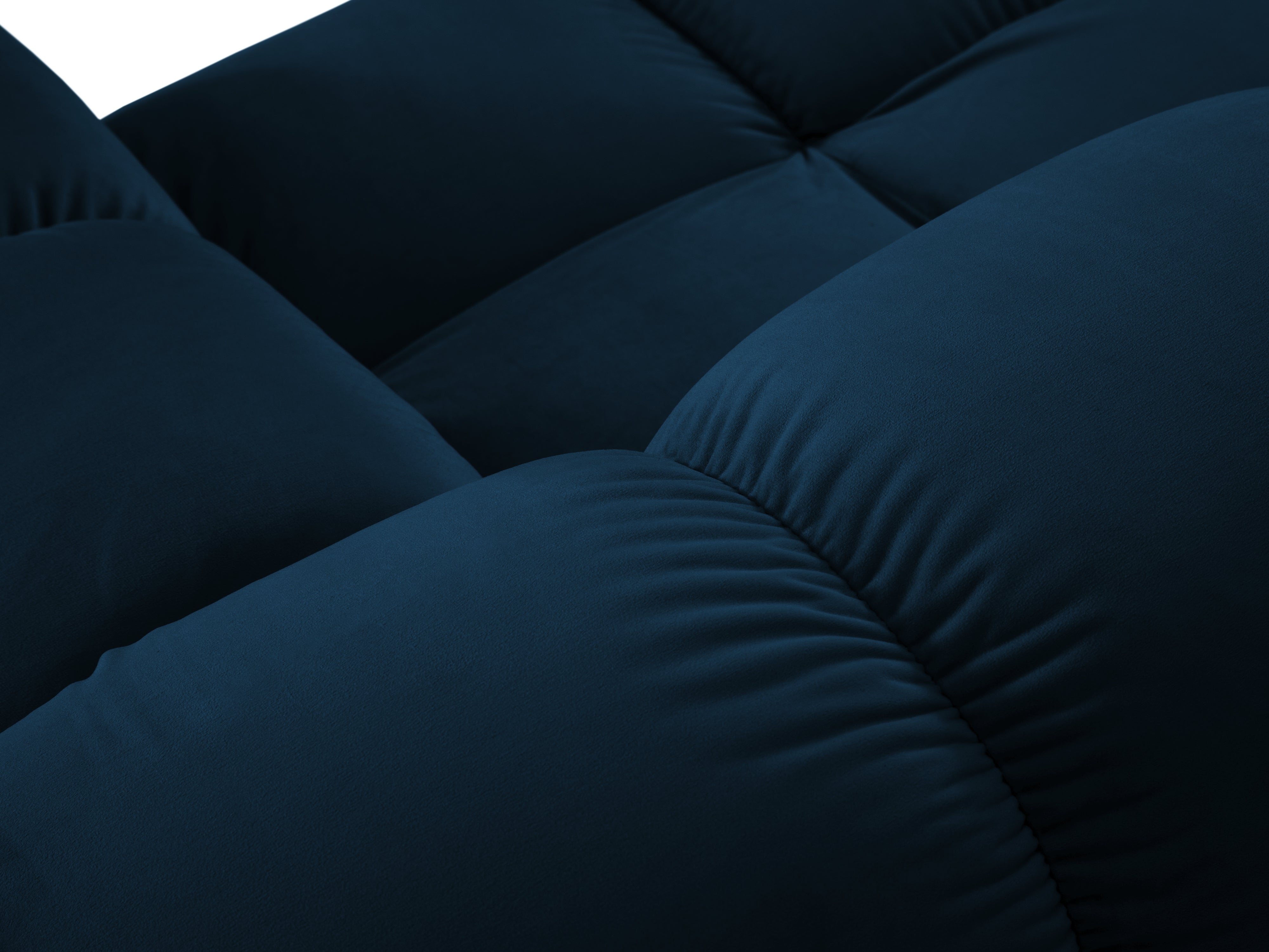 Velvet 2-seater sofa BELLIS royal blue