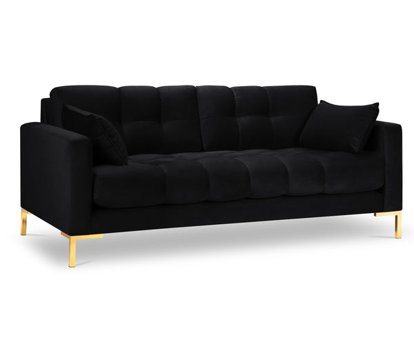 velvet 2-person sofa