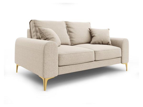 Sofa 2-osobowa LARNITE beżowy, Micadoni, Eye on Design