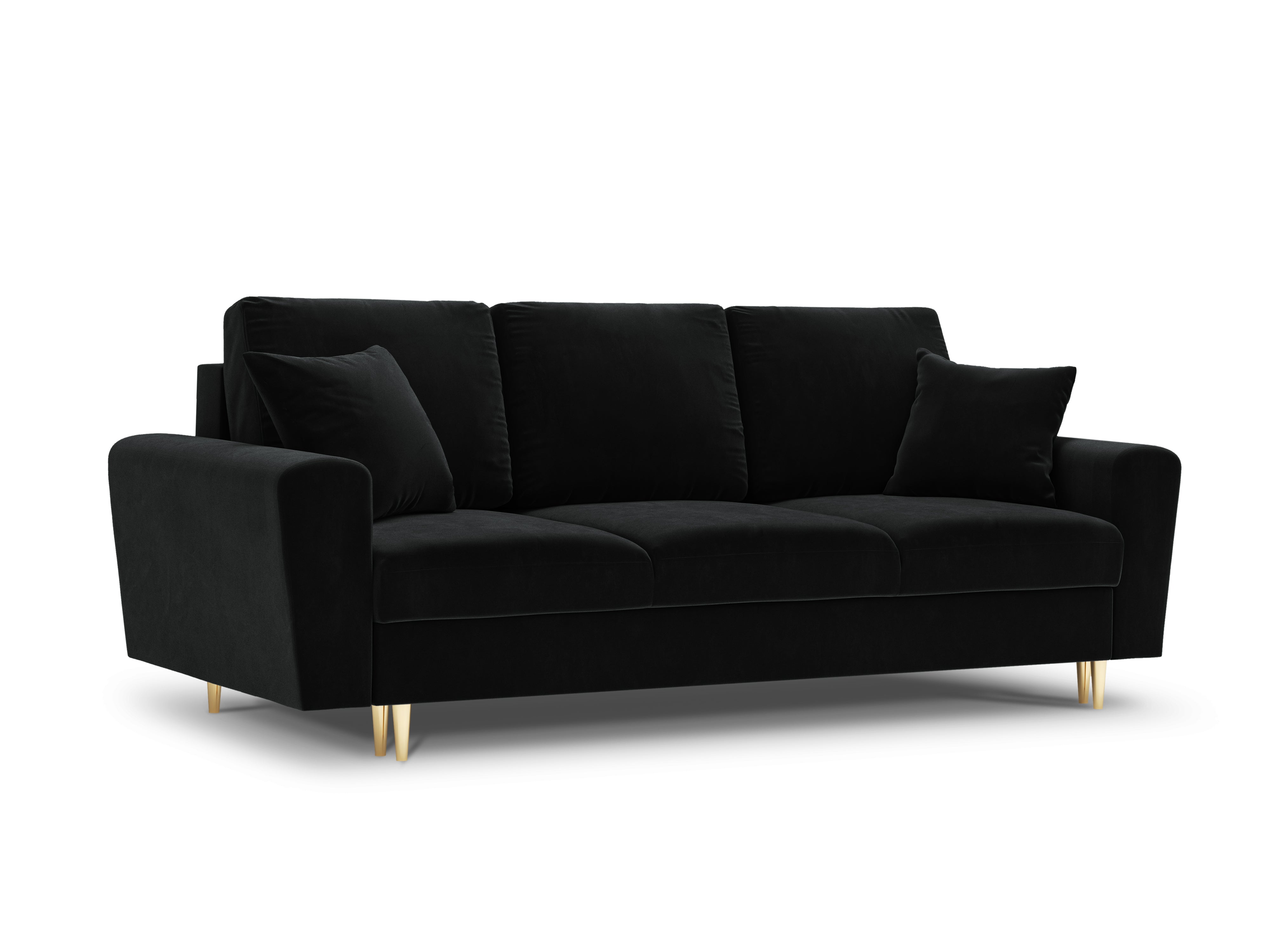 Velvet sofa with sleeping function
