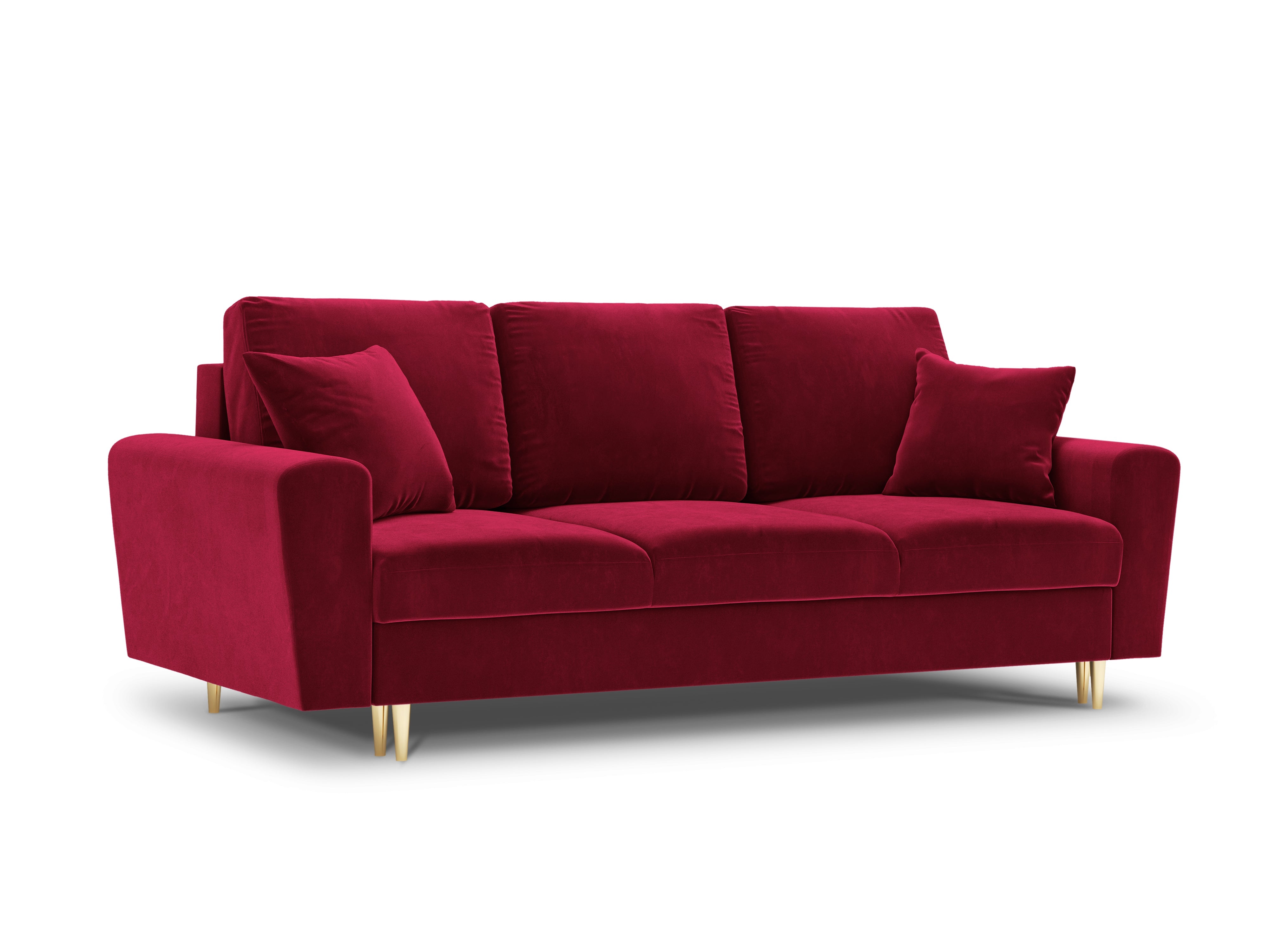Moghan velvet red sofa