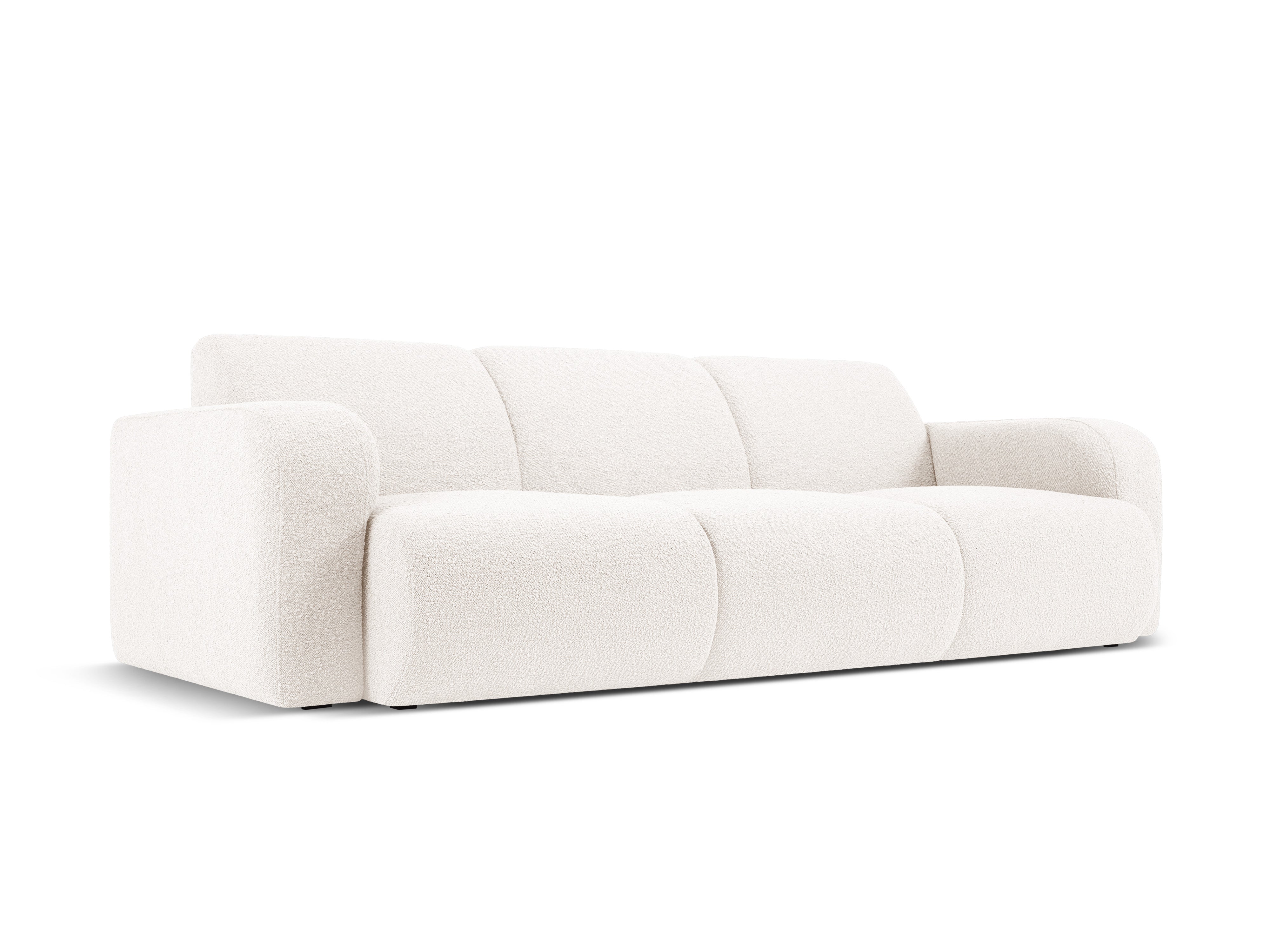 3-seater sofa boucle MOLINO white