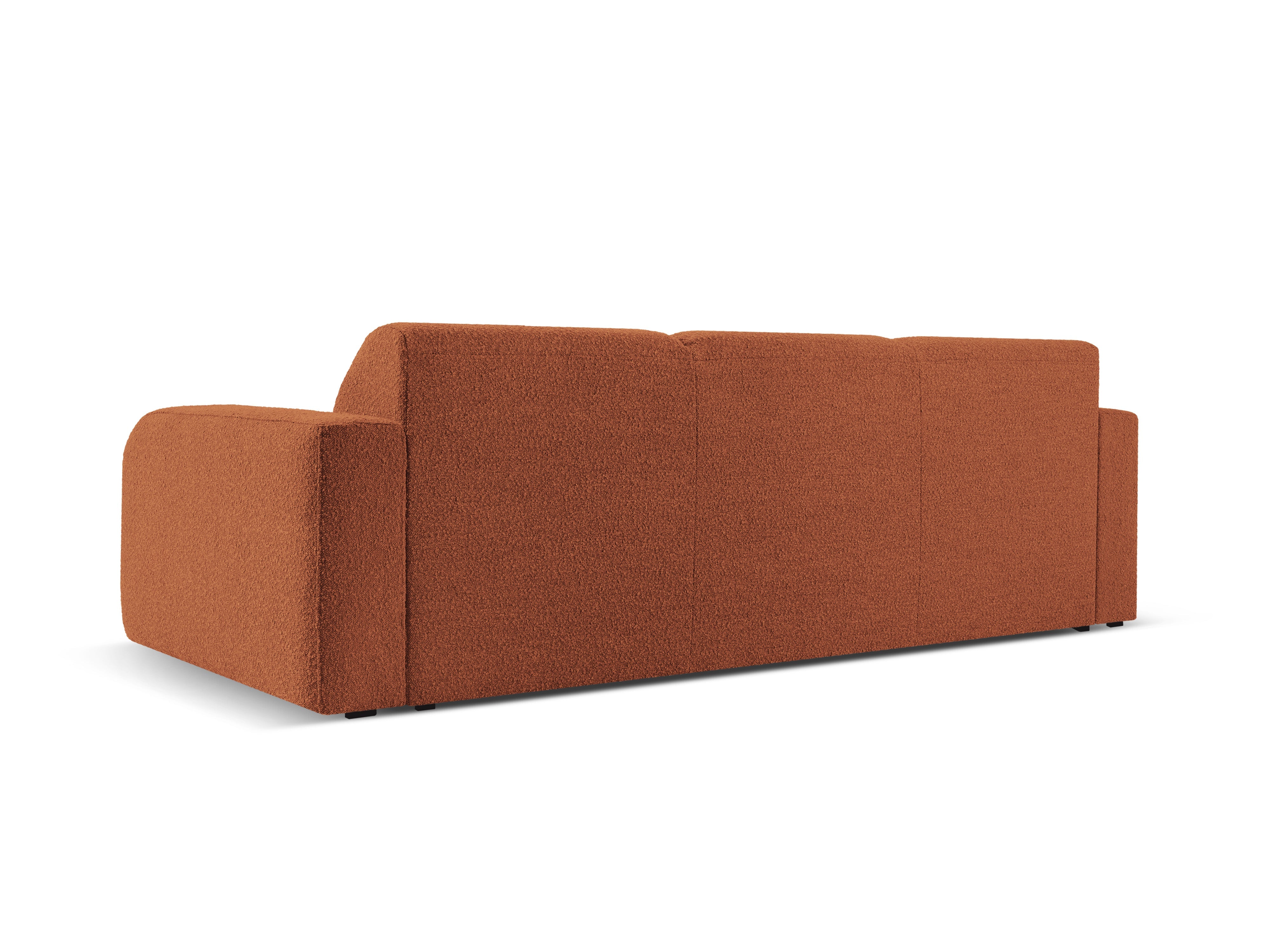 3-seater sofa boucle MOLINO terracotta