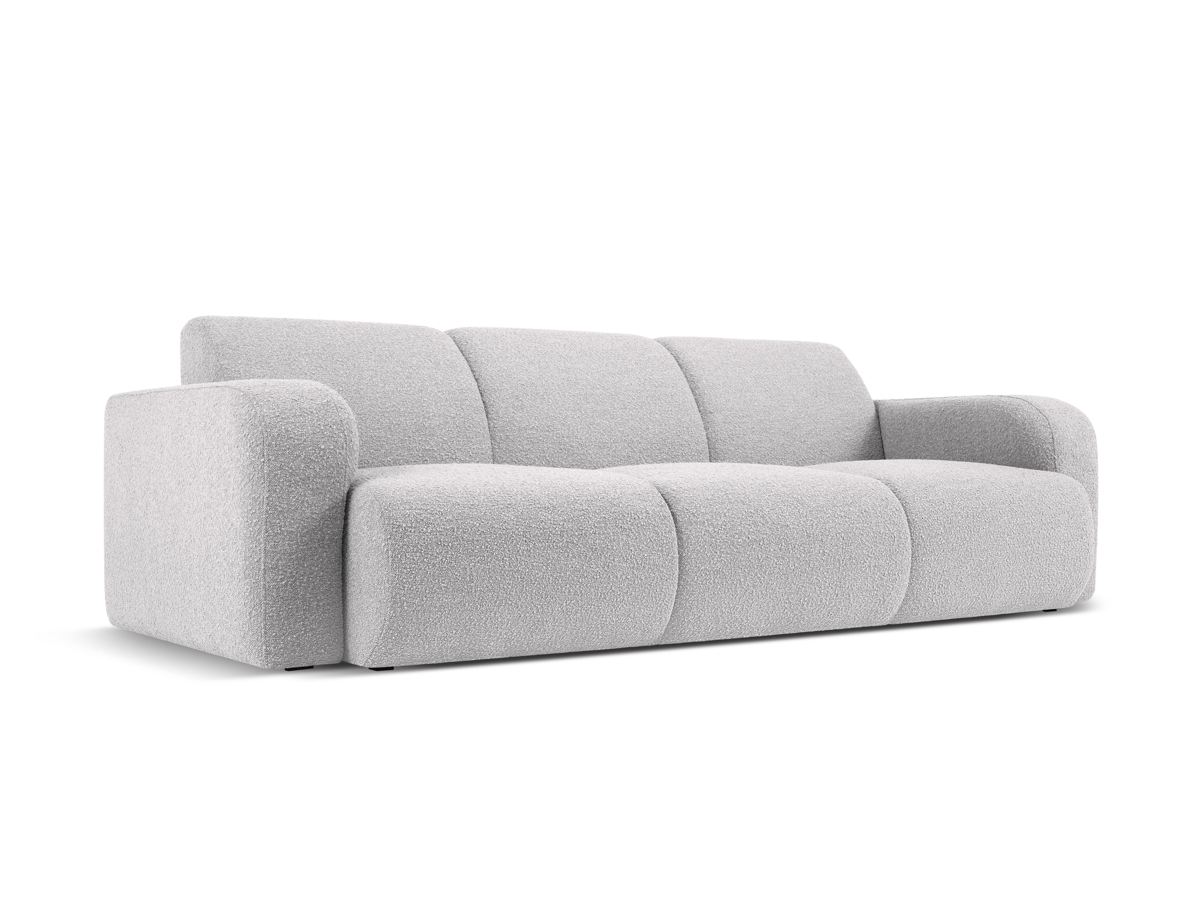 3-seater sofa boucle MOLINO light grey