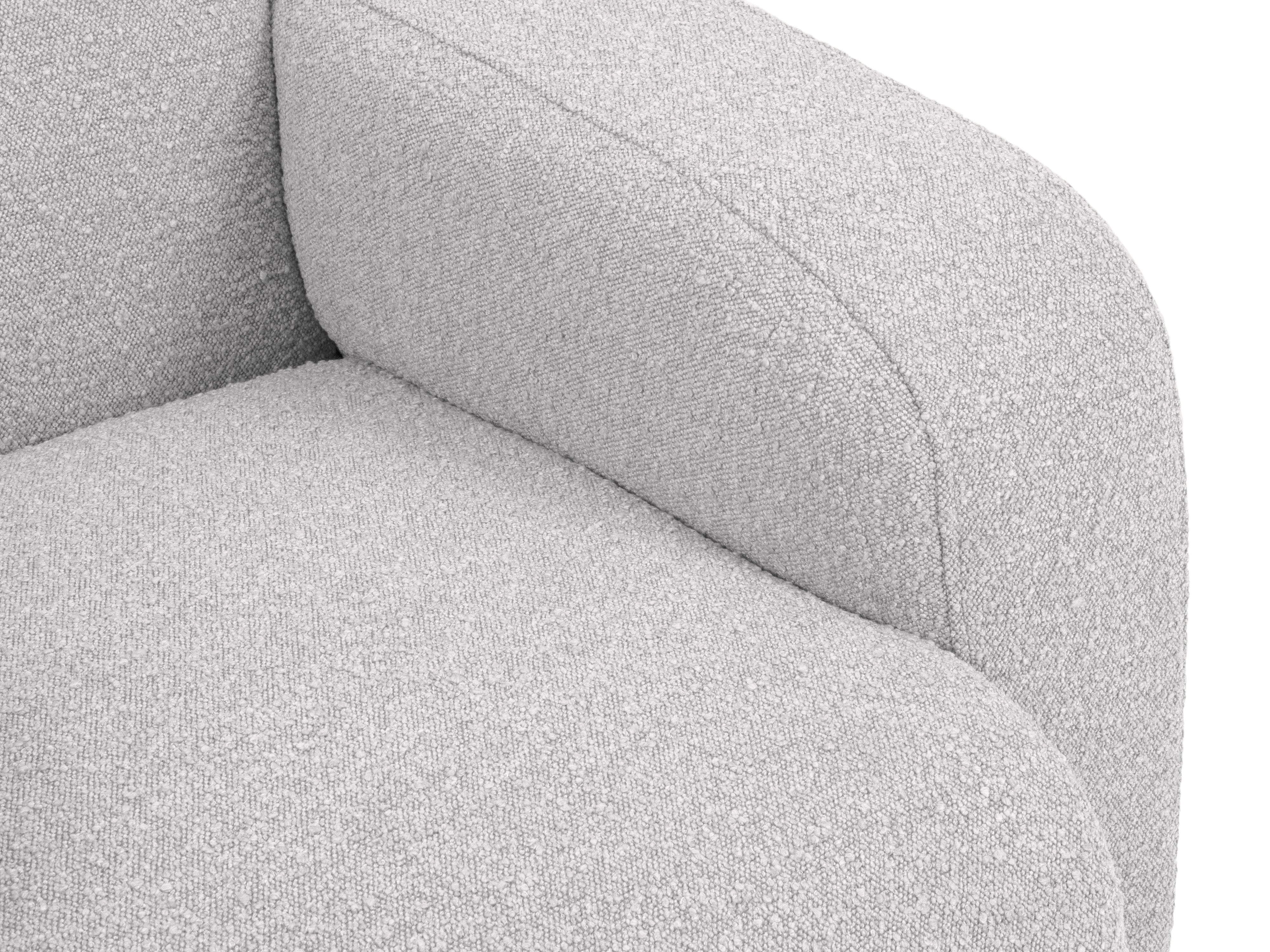 3-seater sofa boucle MOLINO light grey
