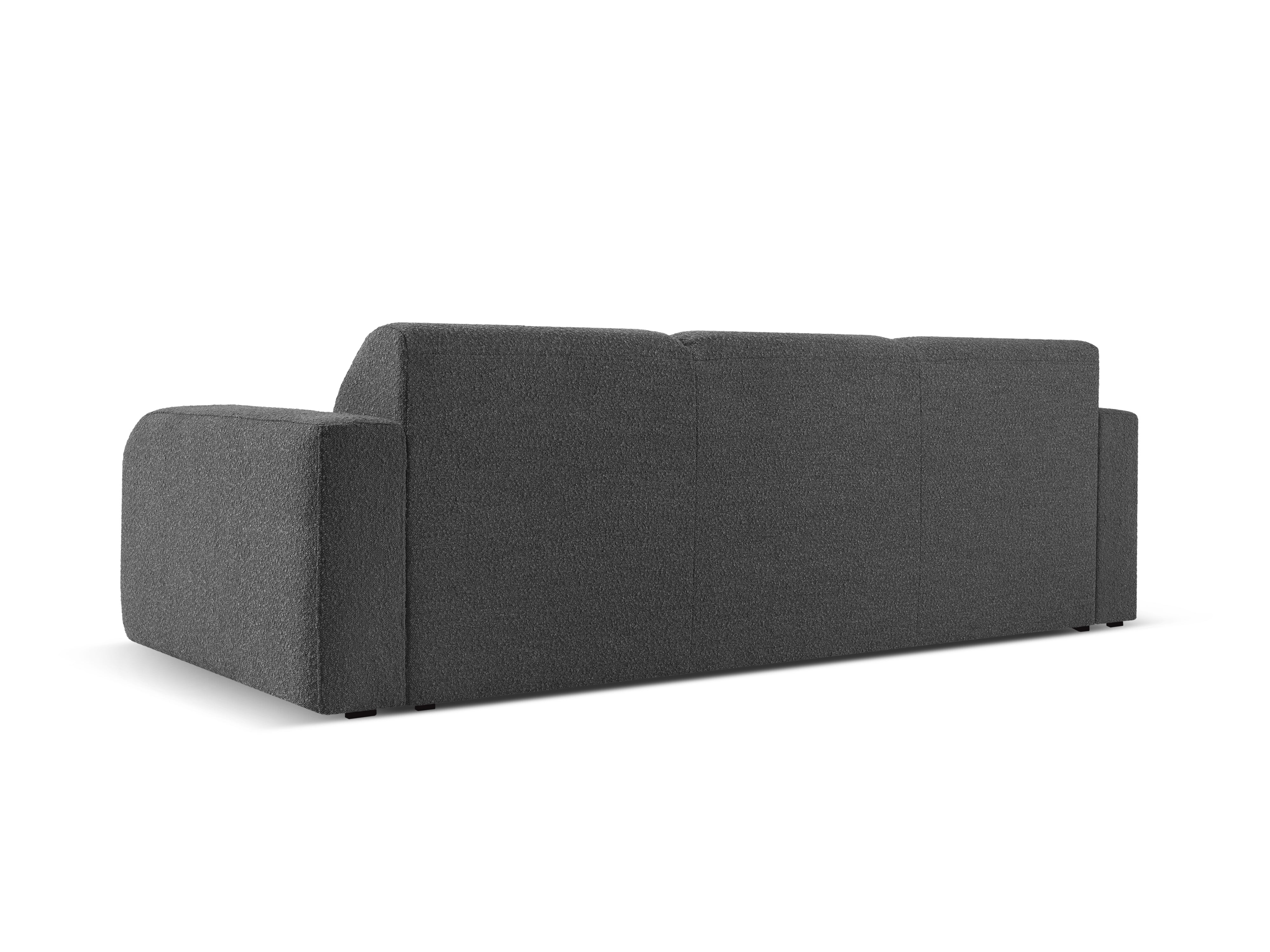 3-seater sofa boucle MOLINO dark grey