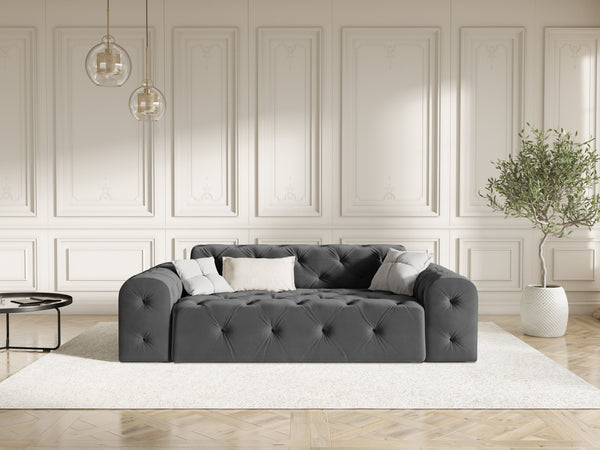Velvet Sofa, "Candice", 3 Seats, 230x94x80
Made in Europe, Micadoni, Eye on Design