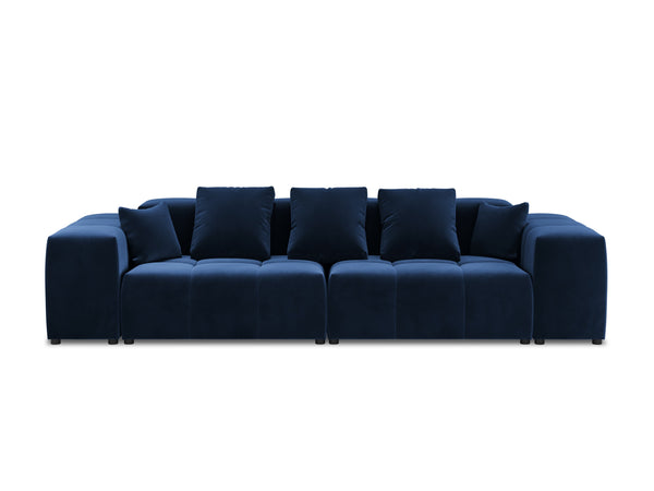 Velvet sofa MARGO blue