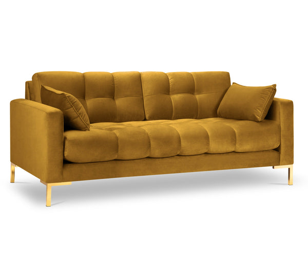 3rd velvet mamaia sofa yellow