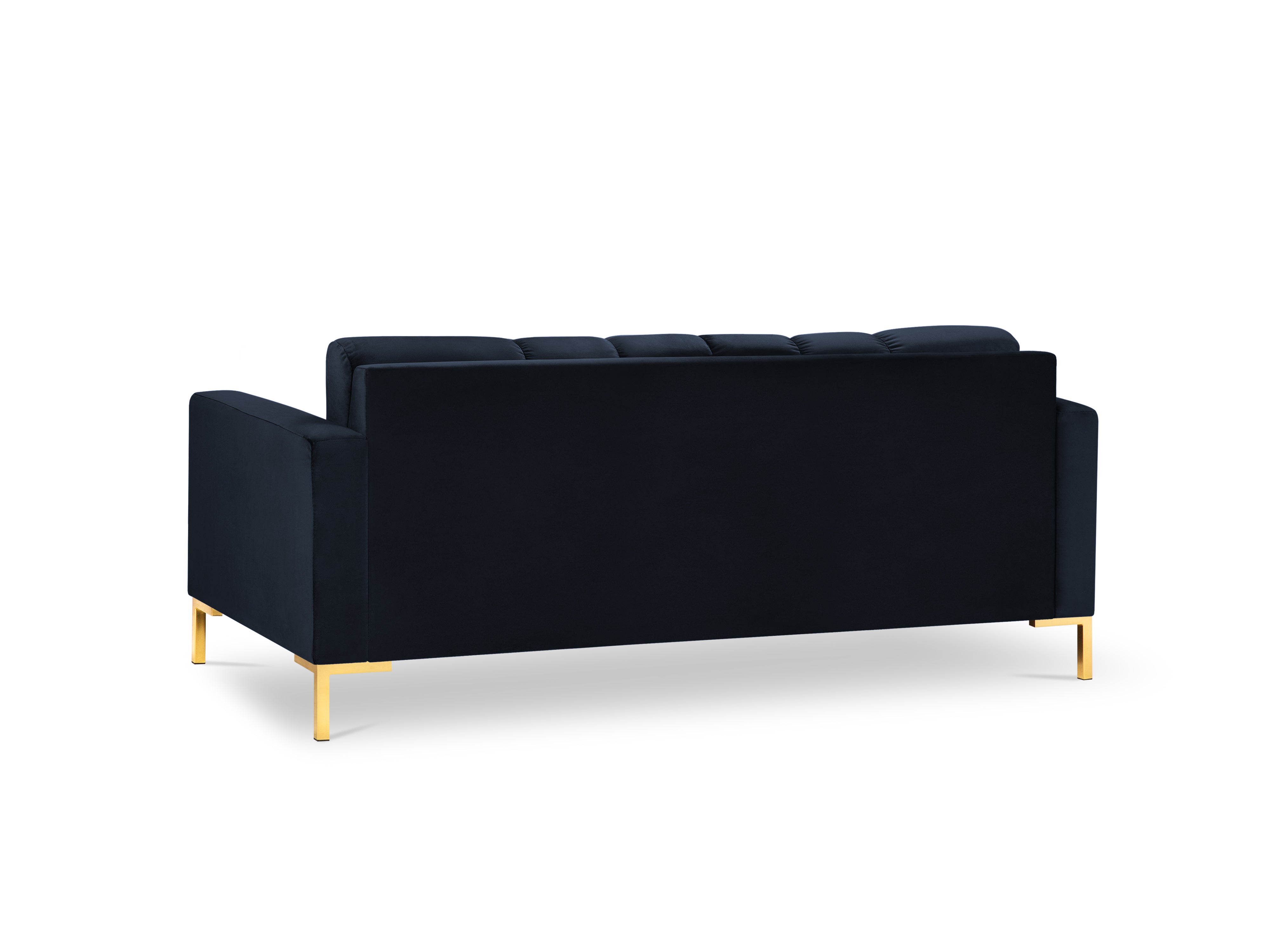 Sofa with armrests velvety