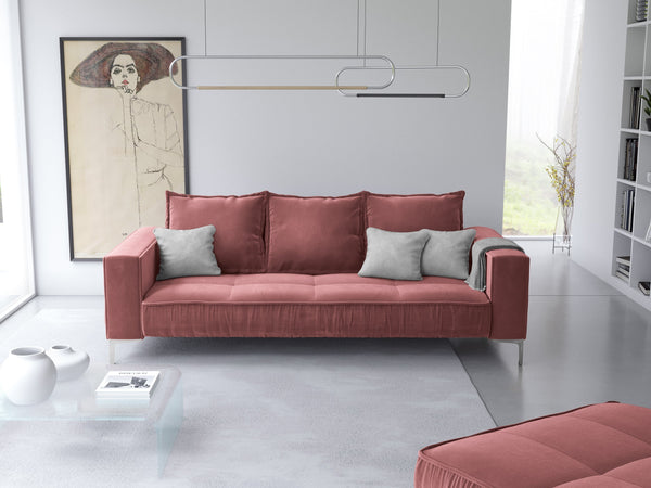 pink glamor sofa