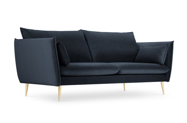 Dark blue 4-person sofa