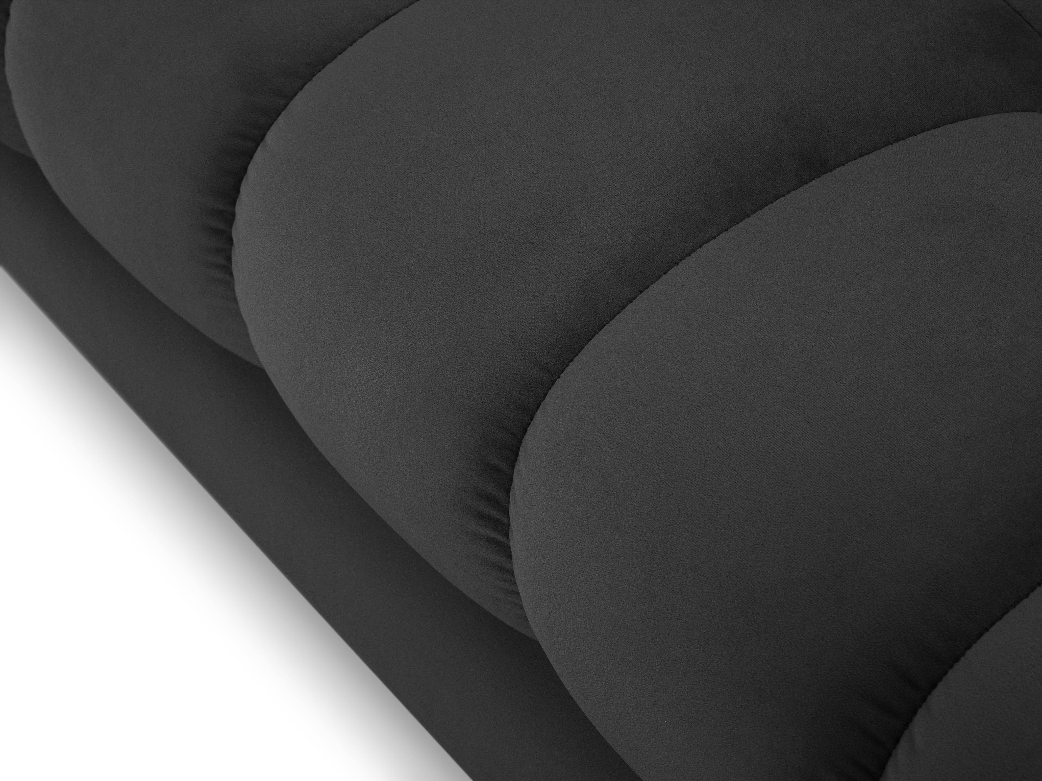 sofa with stitching in the seat