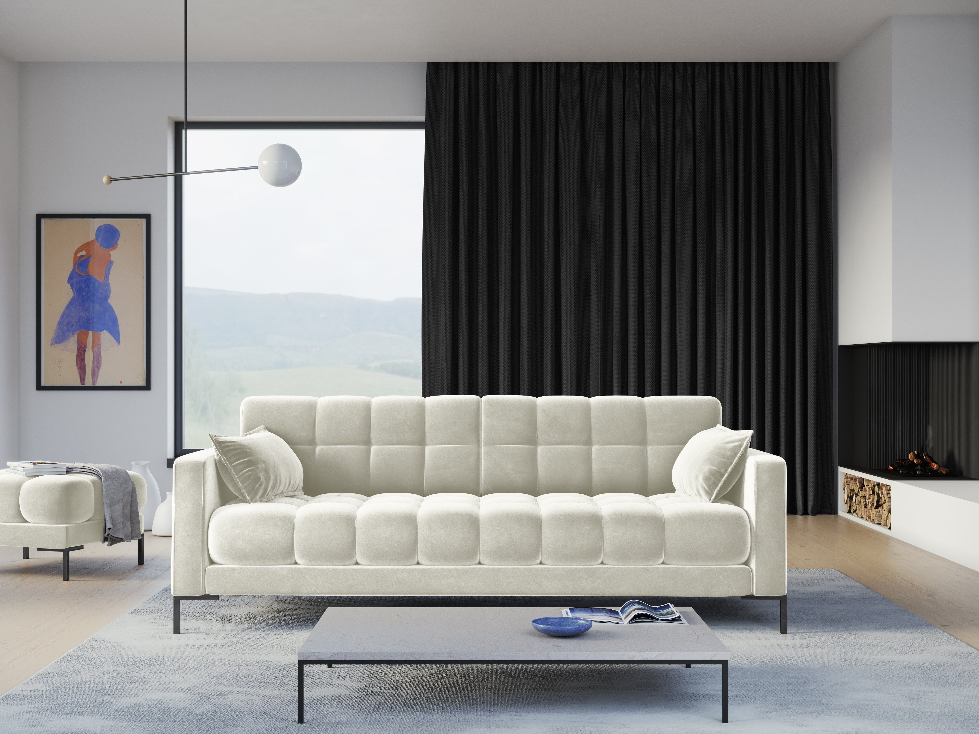 Sofa for commercial spaces