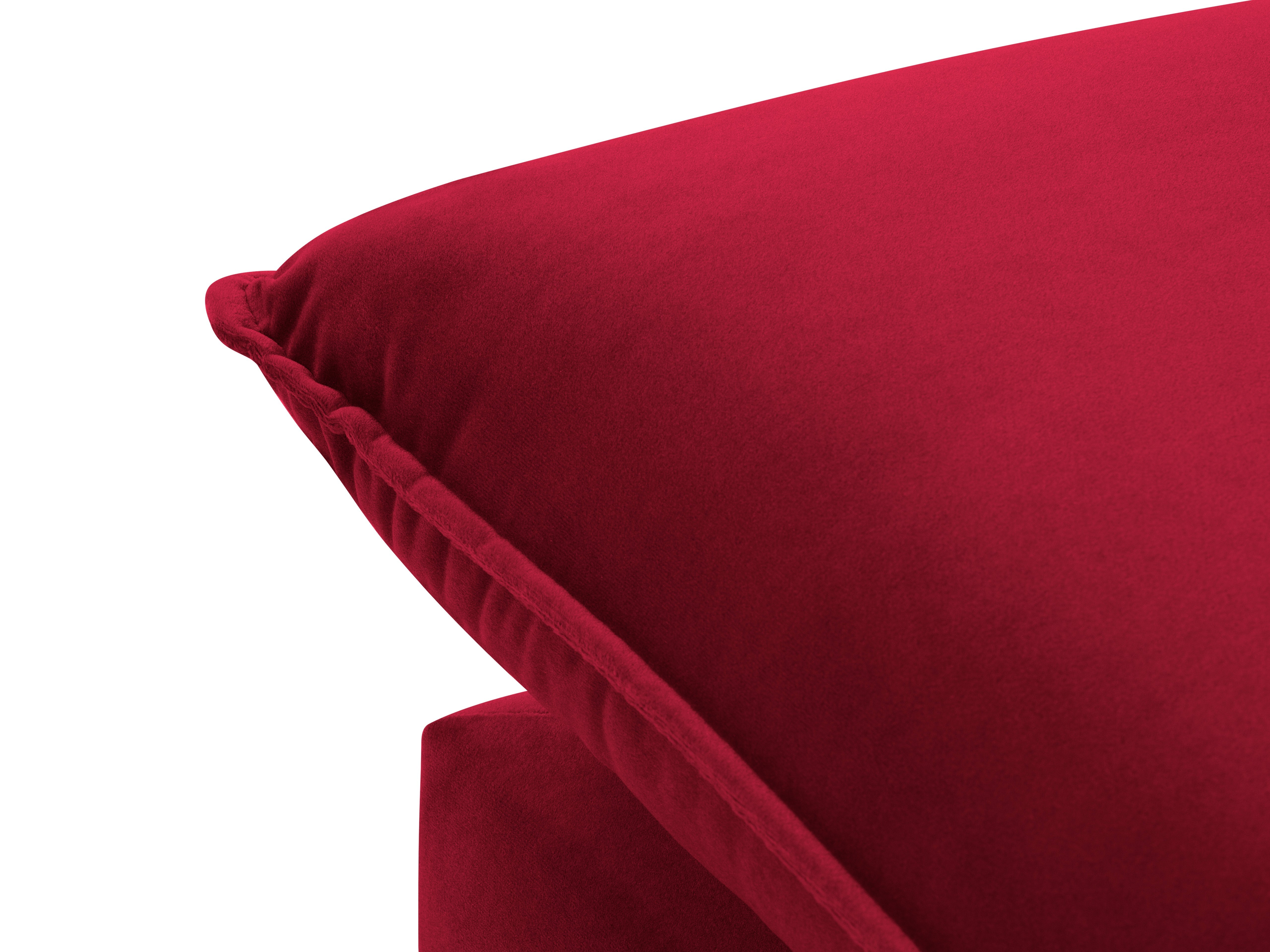 velvet red shock -shield with glossy