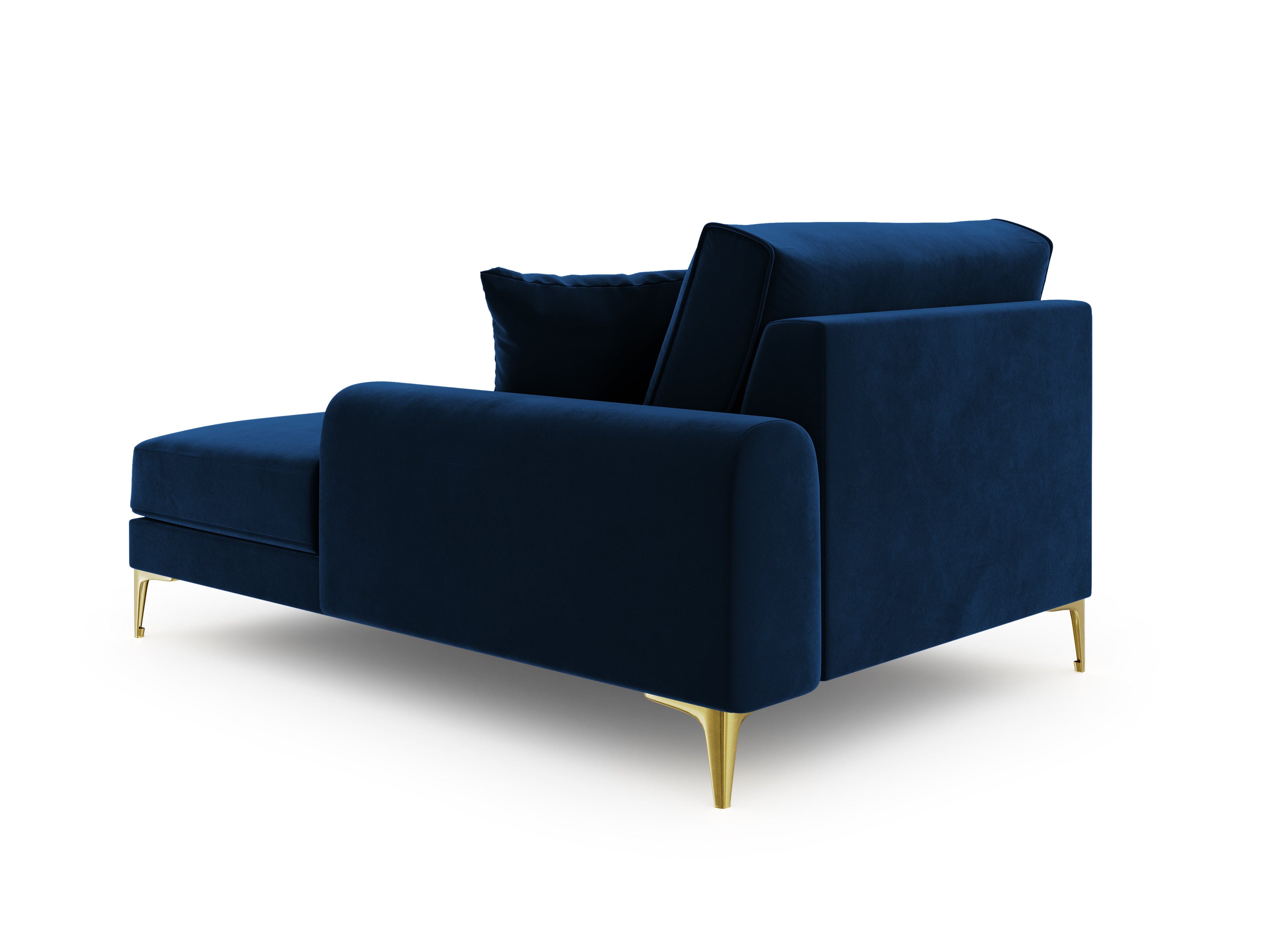 Velvet Chaise Longue Right, "Larnite", 1 Seat, 102x182x90
Made in Europe, Micadoni, Eye on Design