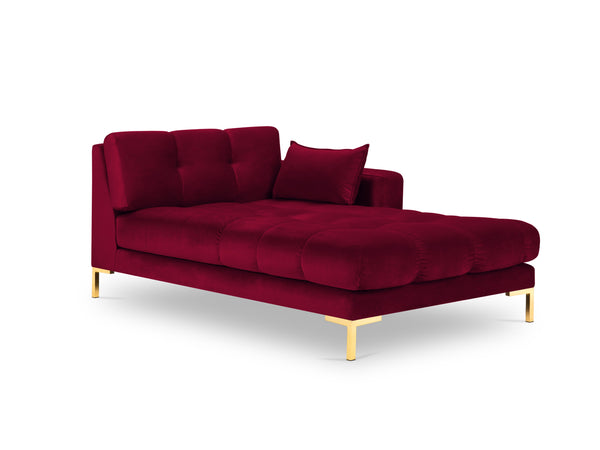 velvet chaise righteous mamaia red
