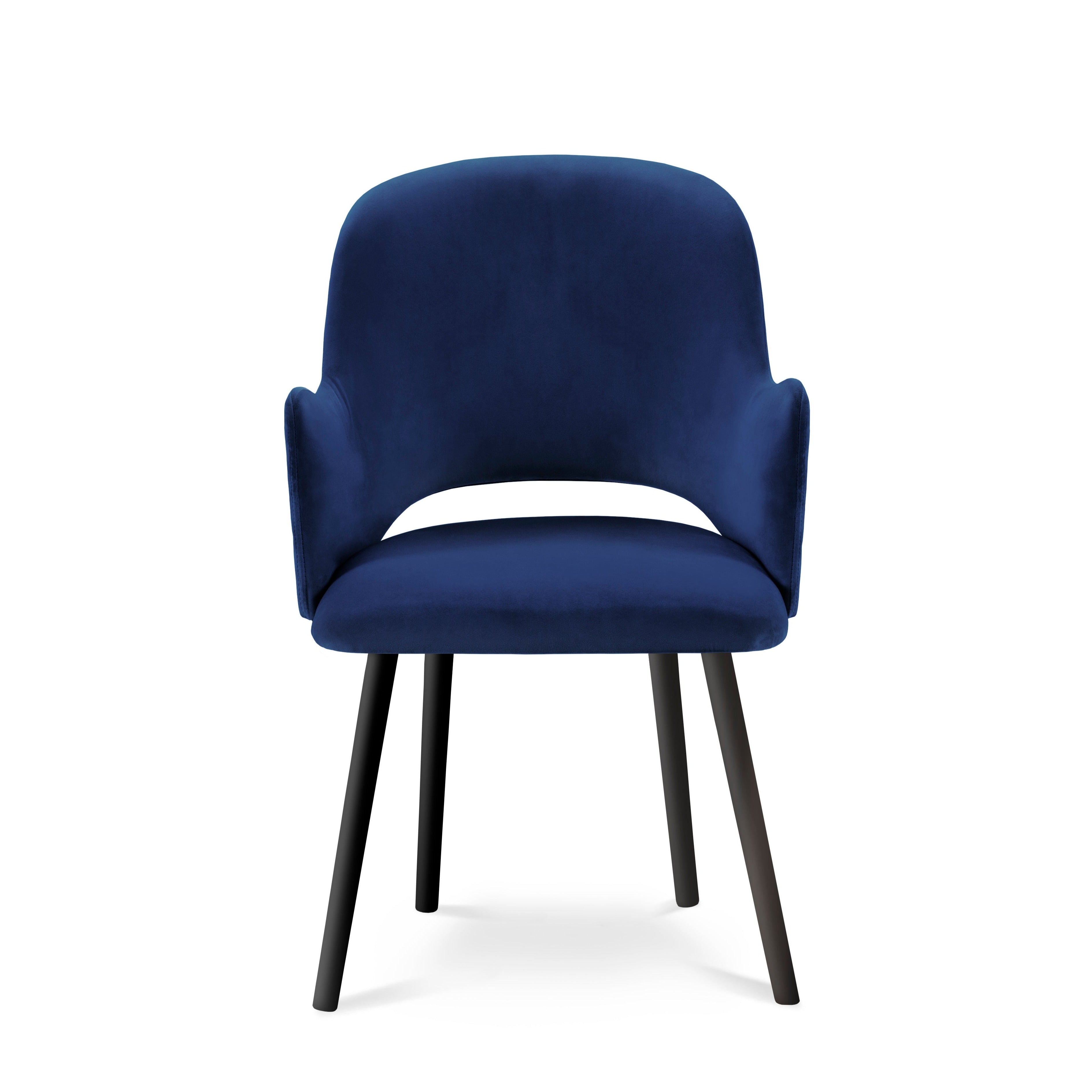 Navy chair for a modern dining room