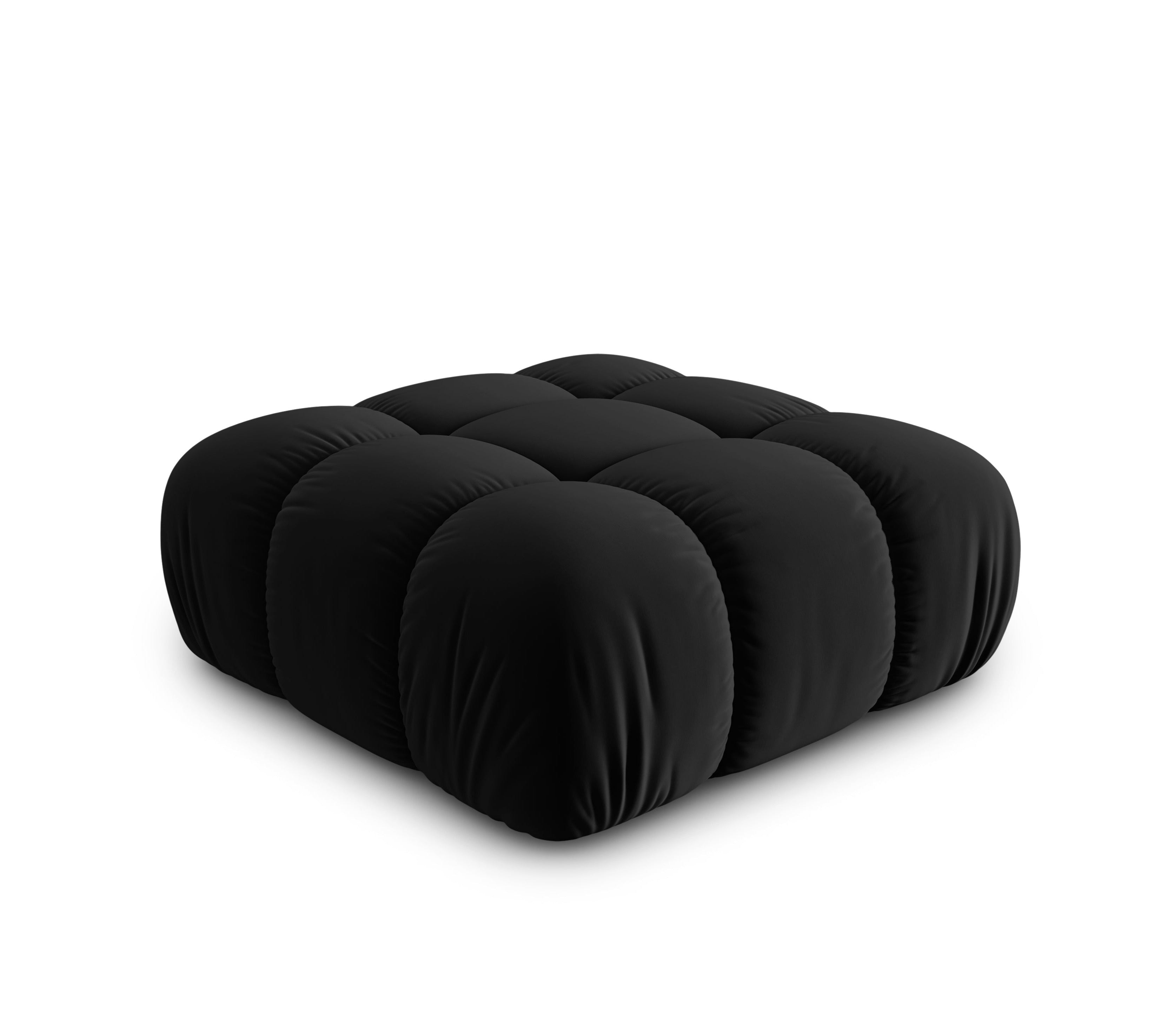 Velvet Pouf, "Bellis", 1 Seat, Black, 94x94x39
Made in Europe, Micadoni, Eye on Design