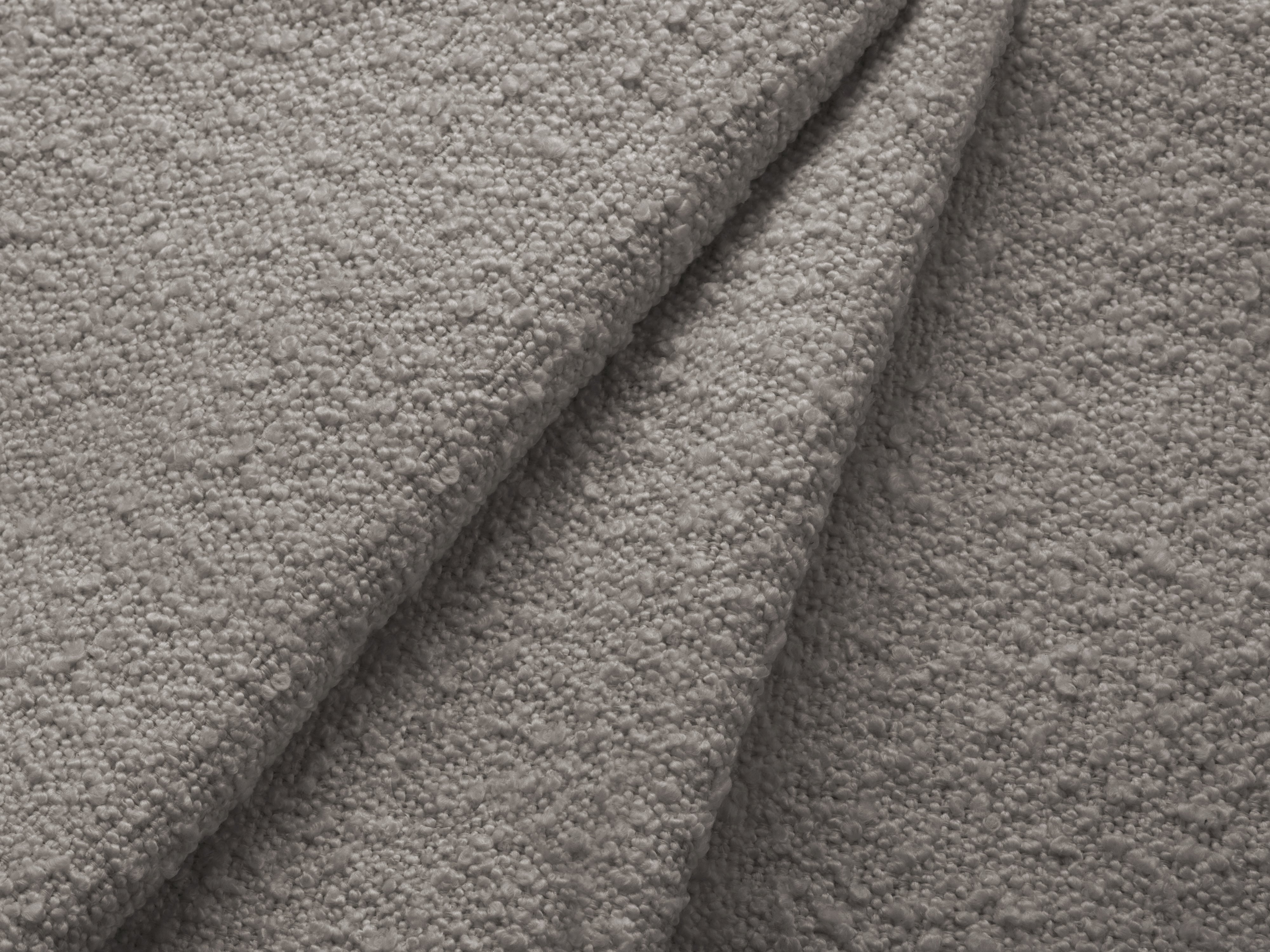 Structural boucle gray fabric
