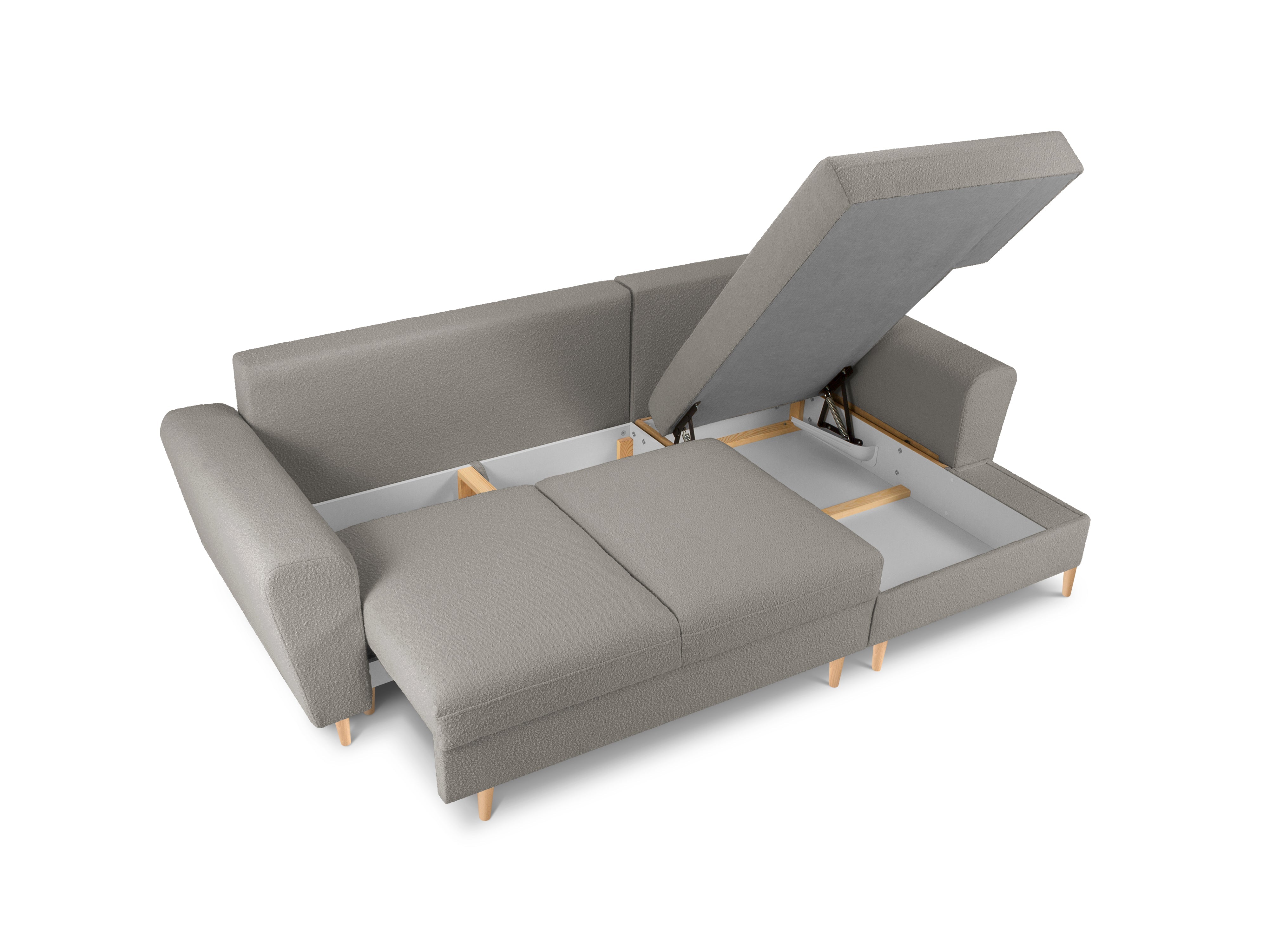 Sofa with Modern Classic storage compartments