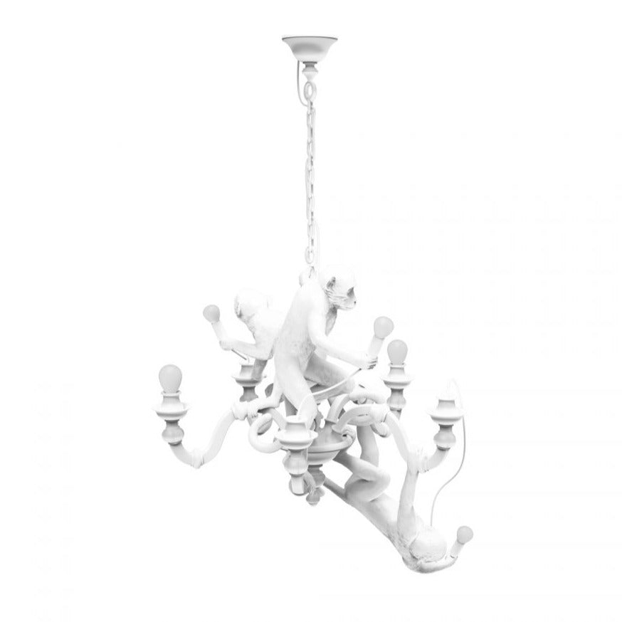 MONKEY chandelier white