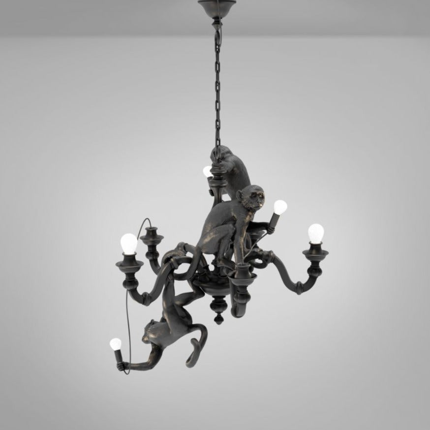 MONKEY chandelier black