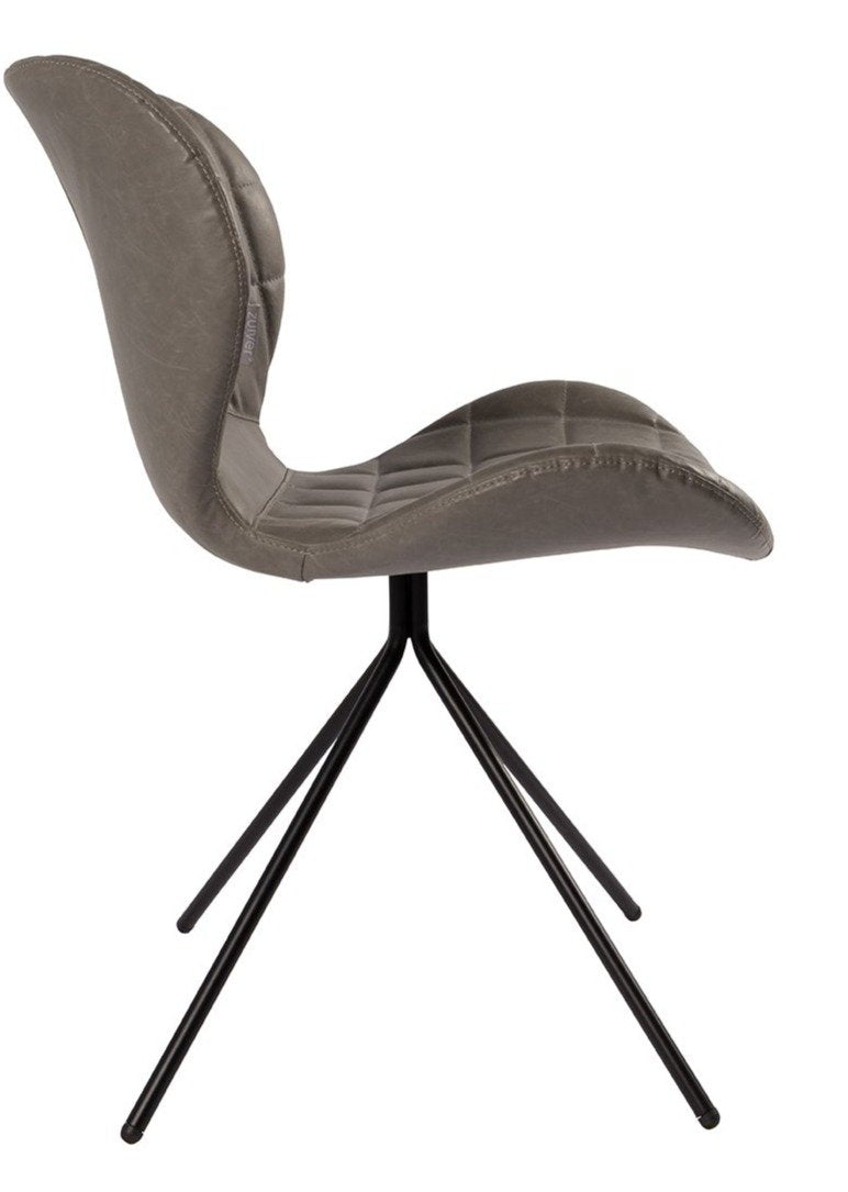 OMG chair grey eco leather, Zuiver, Eye on Design
