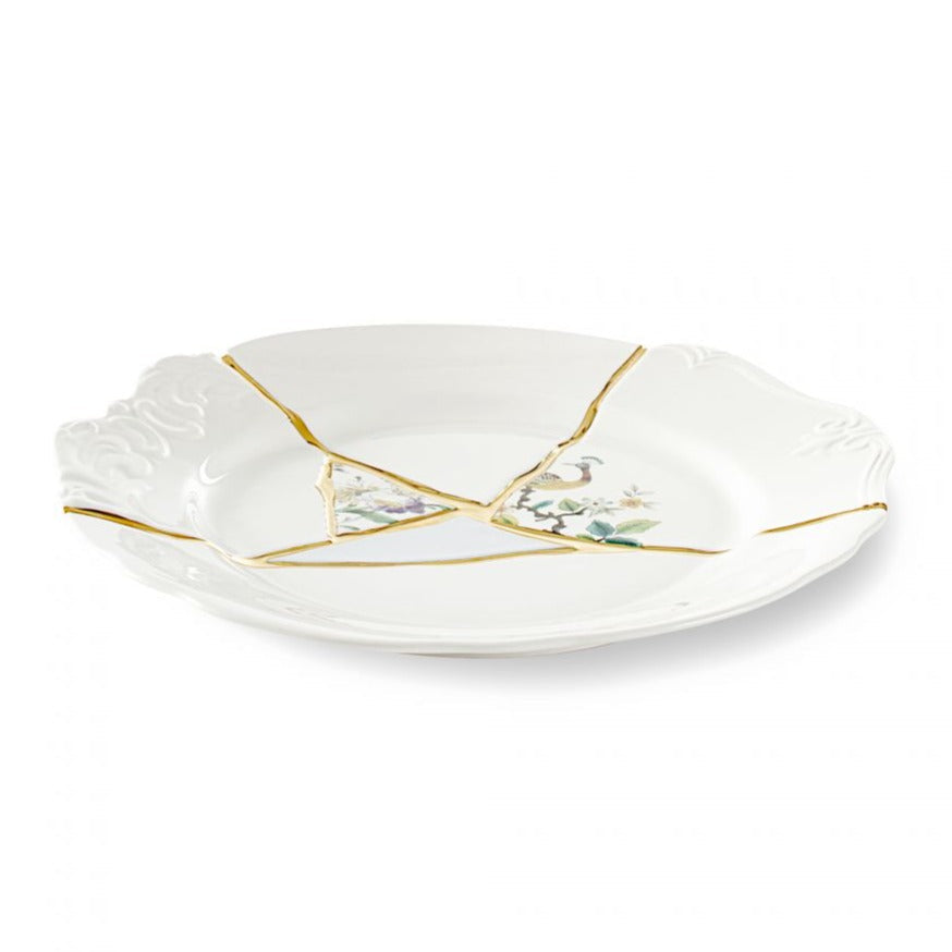 KINTSUGI dinner plate #3 porcelain