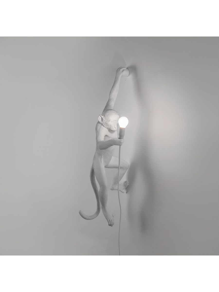 Wall lamp MONKEY HANGING - LEFT white