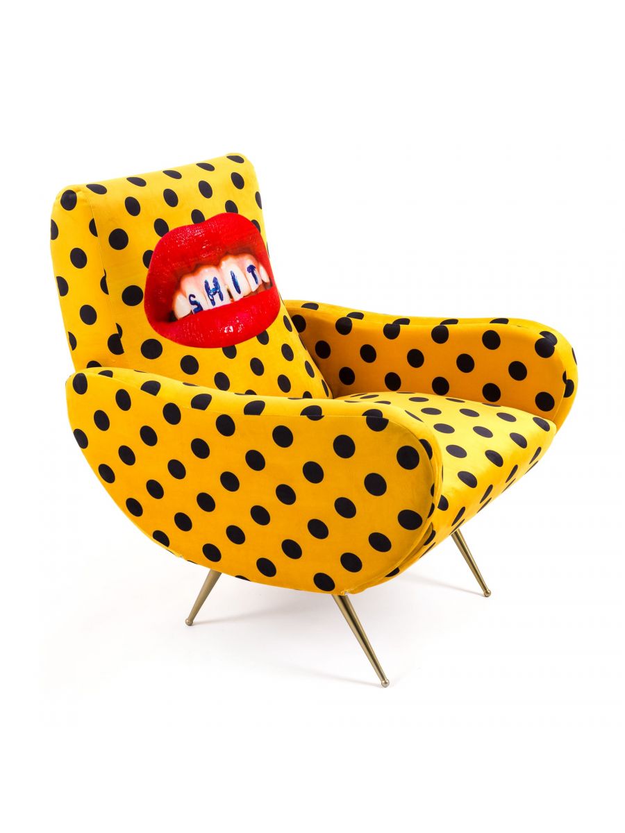 SHIT armchair yellow - Eye on Design