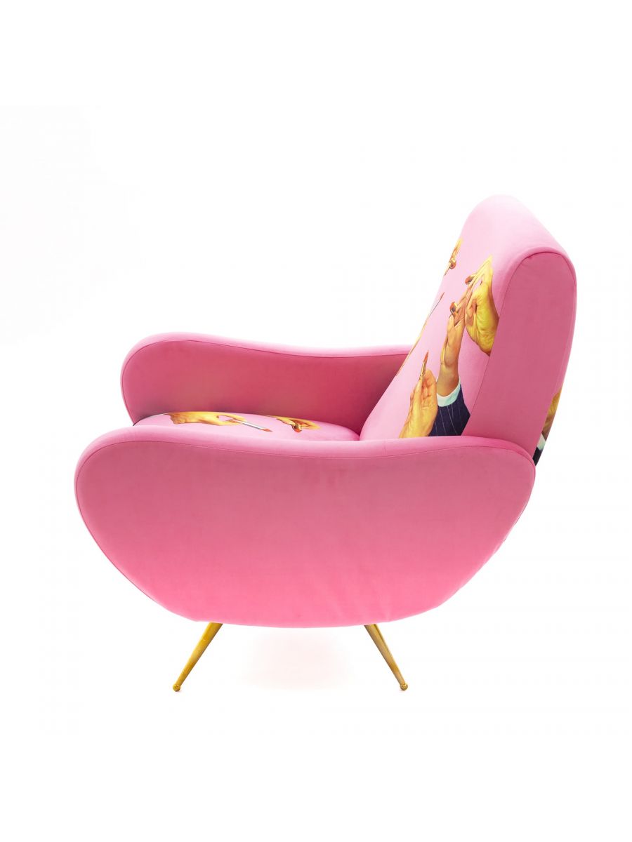 LIPSTICKS armchair pink