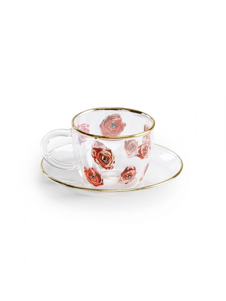 ROSES glass cup