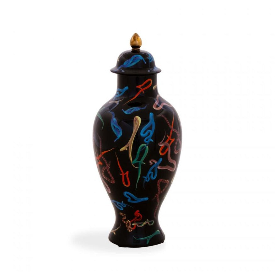 SNAKES vase black
