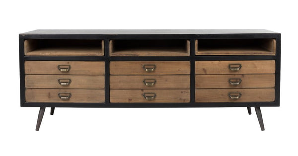 Dutchbone Sol dresser is a unique object that will give every interior a lot of elegance and modernity. The unusual appearance of the chest of drawers brings to mind antique furniture. Perfect for the bedroom, living rooms will introduce a unique character and will allow you to surprise every guest.