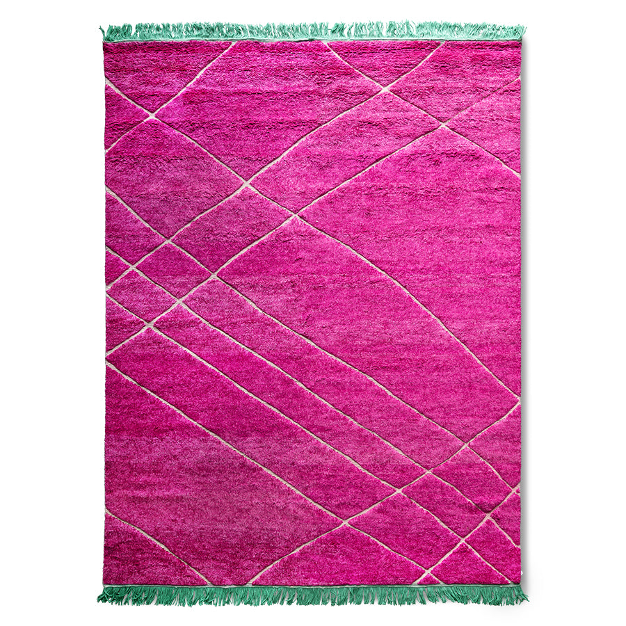 HK hand-knotted carpet pink, HKliving, Eye on Design