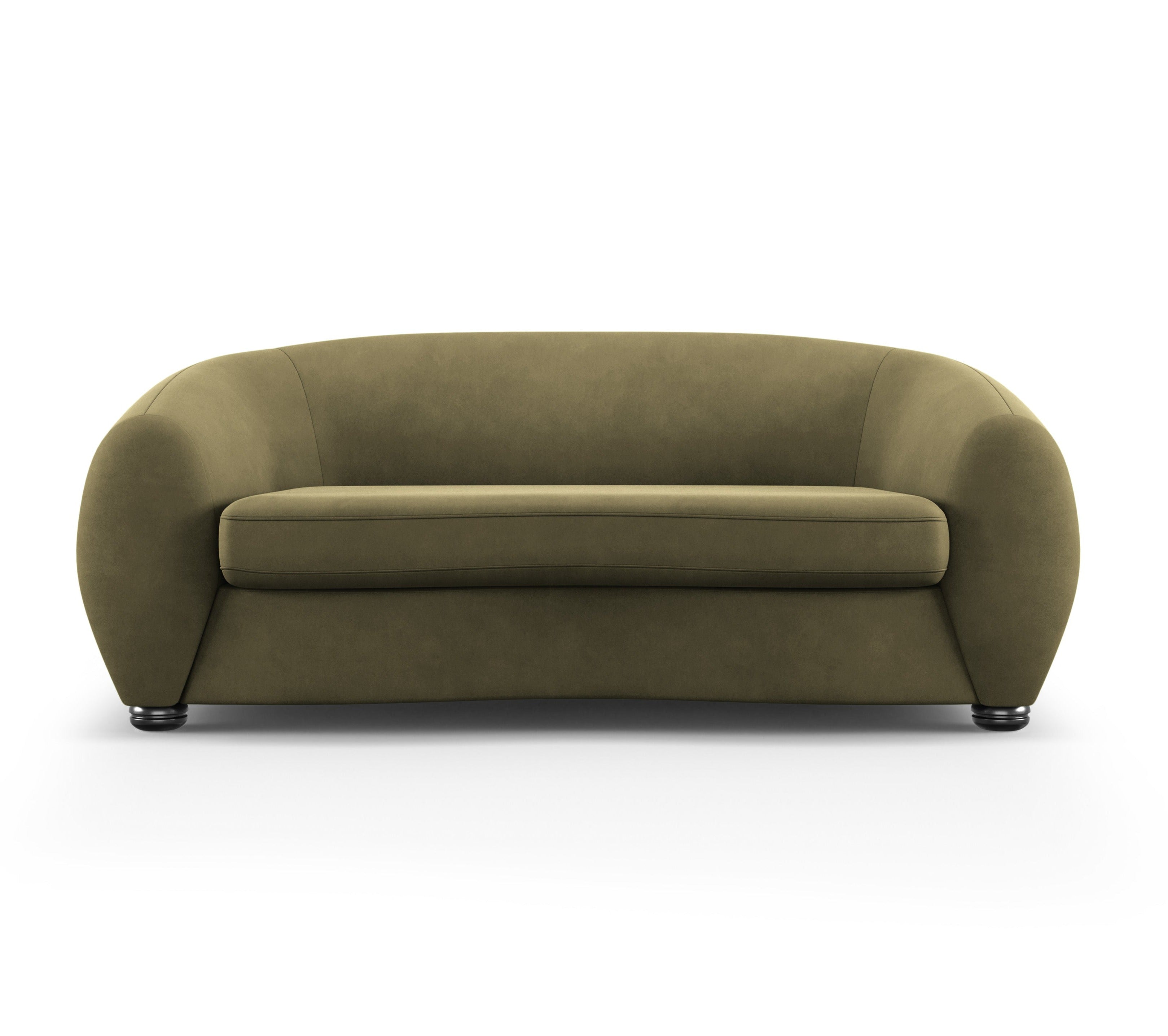 Sofa aksamitna 2-osobowa ELARA zielony, Windsor & Co, Eye on Design
