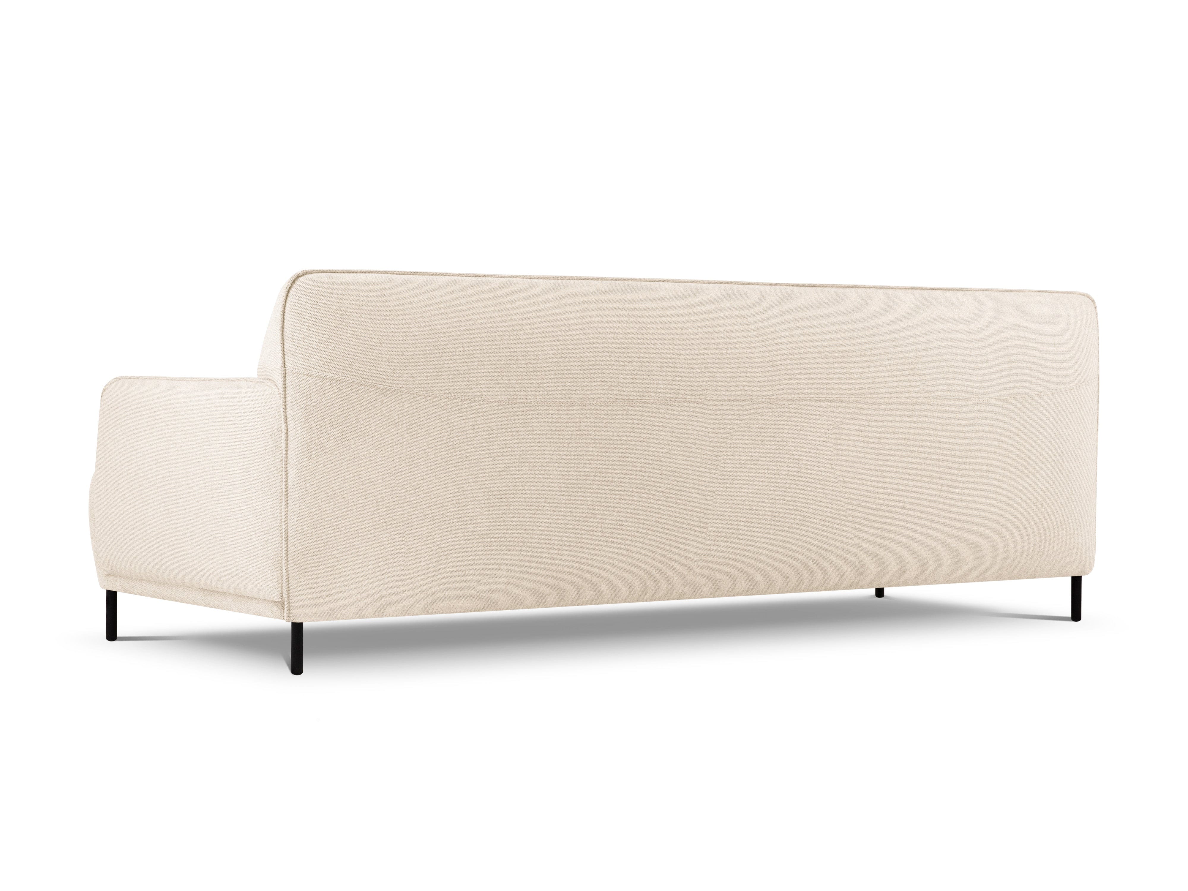 Sofa, "Neso", 3 Seats, 235x90x76
 ,Beige,Black Metal, Windsor & Co, Eye on Design