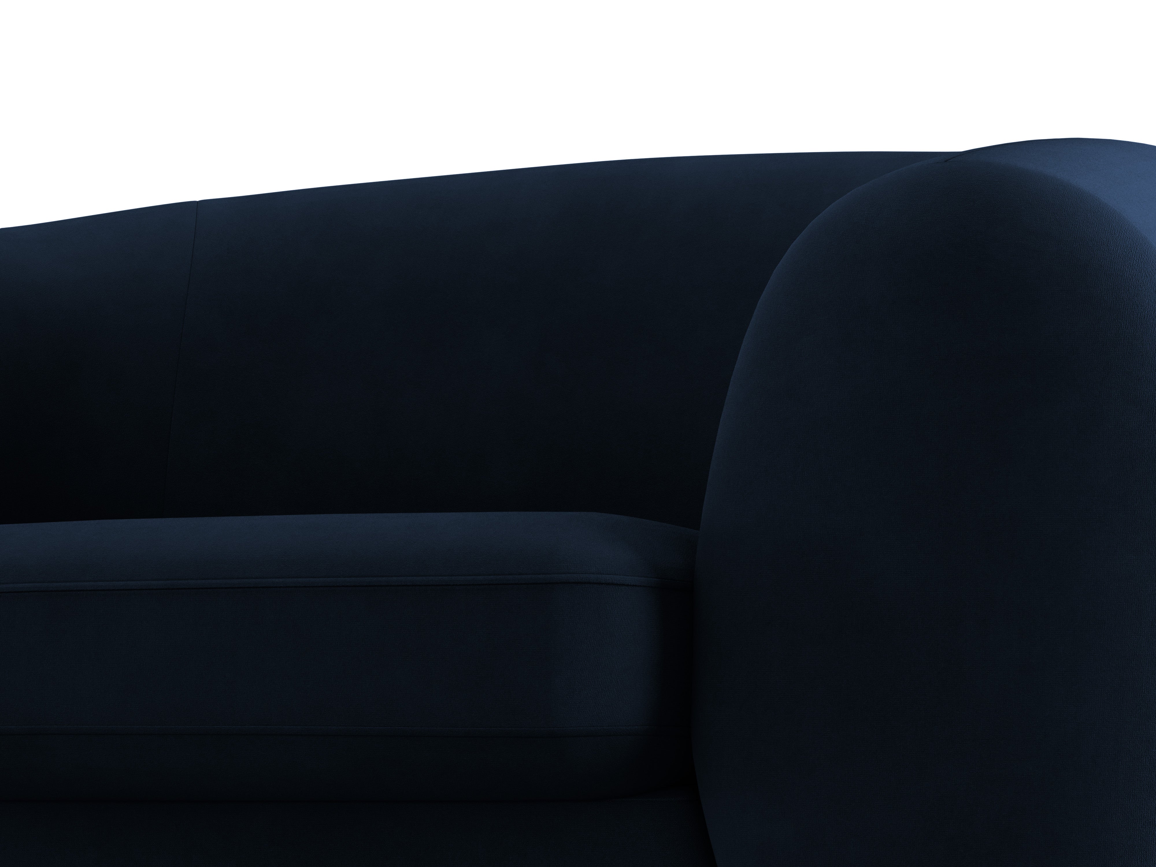 Sofa aksamitna 3-osobowa ELARA granatowy, Windsor & Co, Eye on Design
