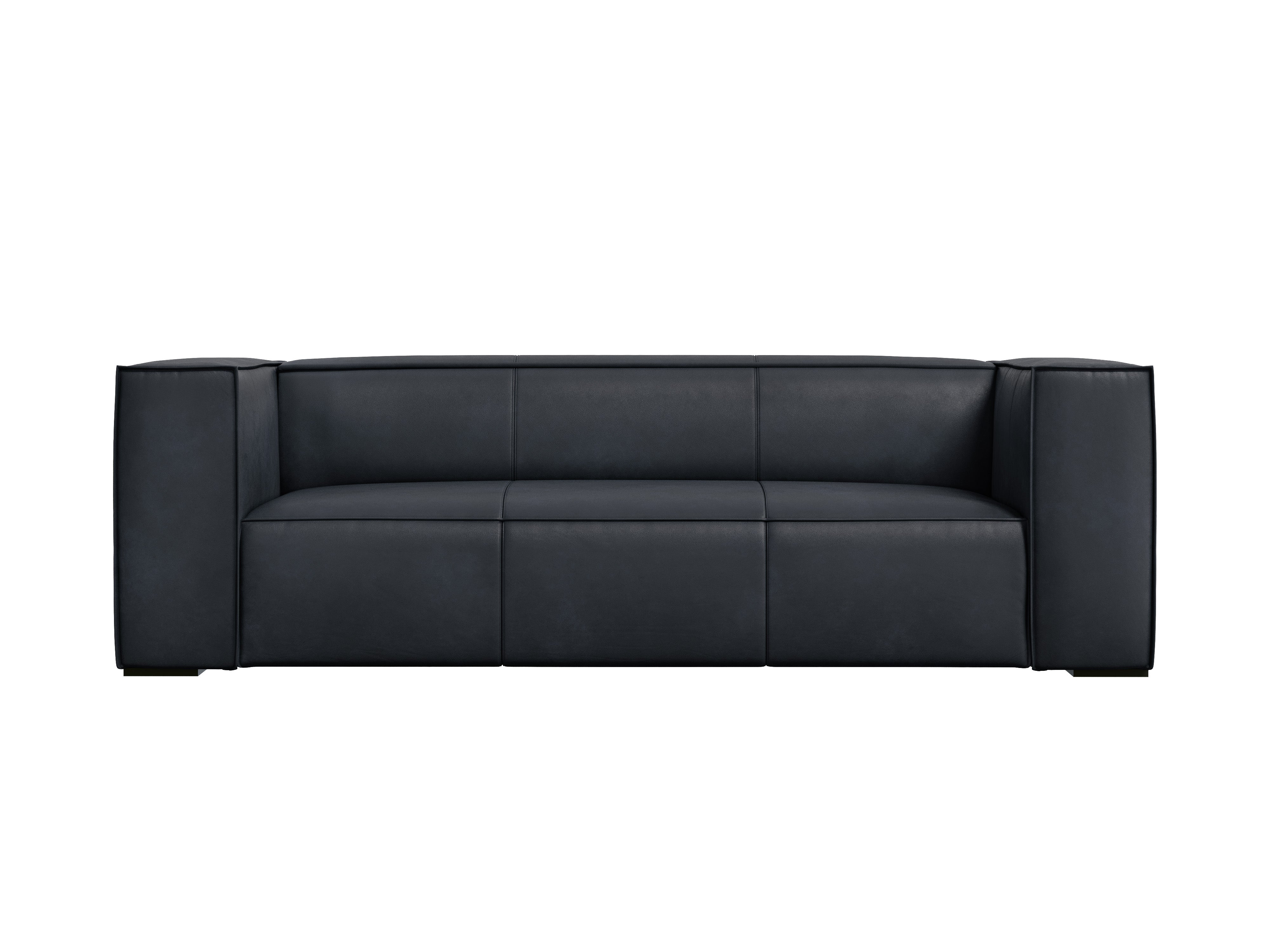 Sofa skórzana 3-osobowa MADAME grafitowy, Windsor & Co, Eye on Design
