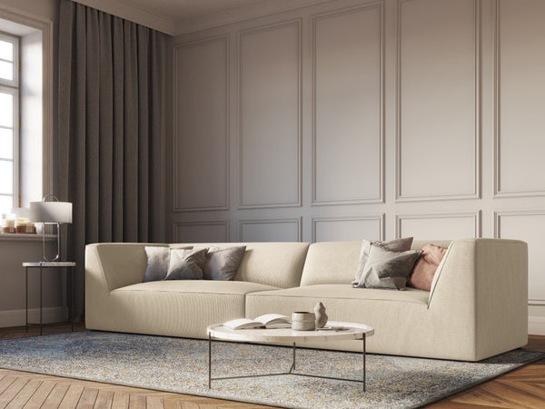 Beige Midcentury Modern Sofa