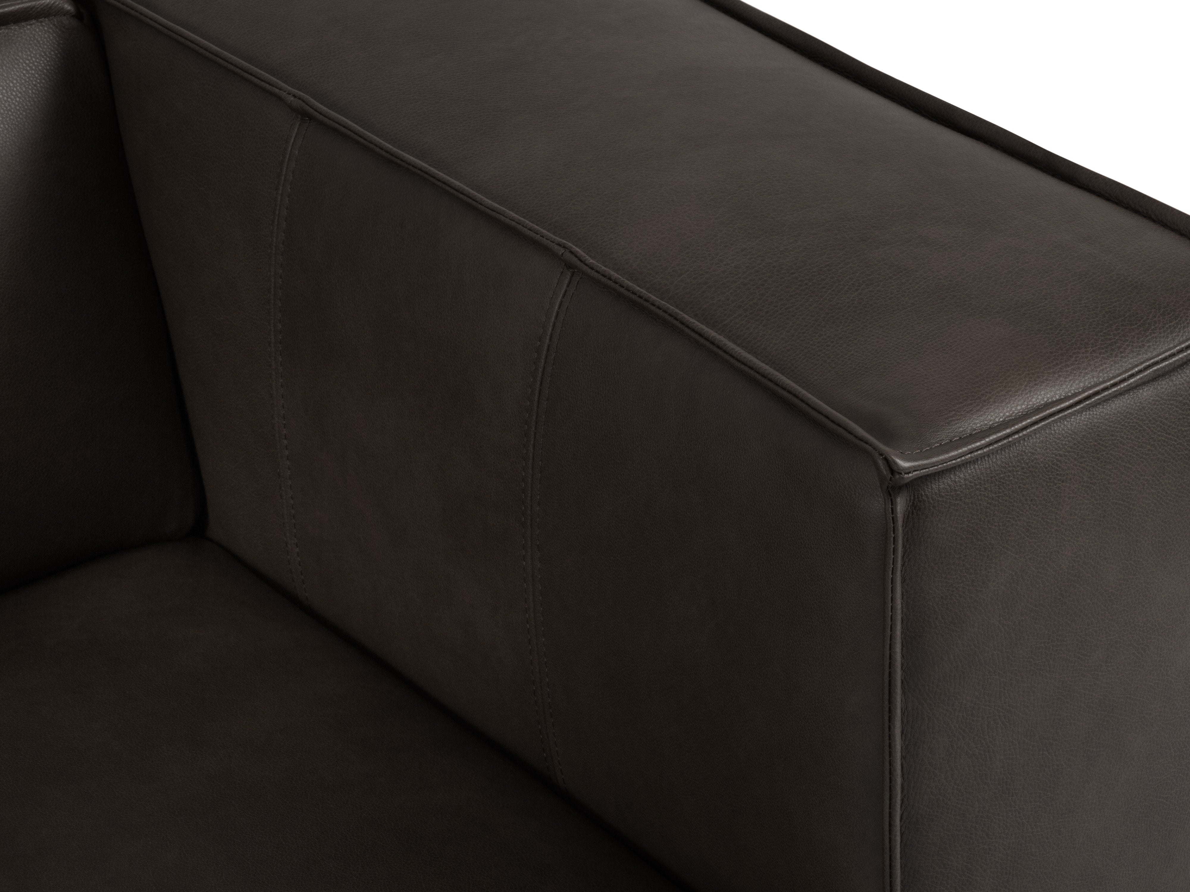 Sofa narożna skórzana MADAME ciemnobrązowy, Windsor & Co, Eye on Design