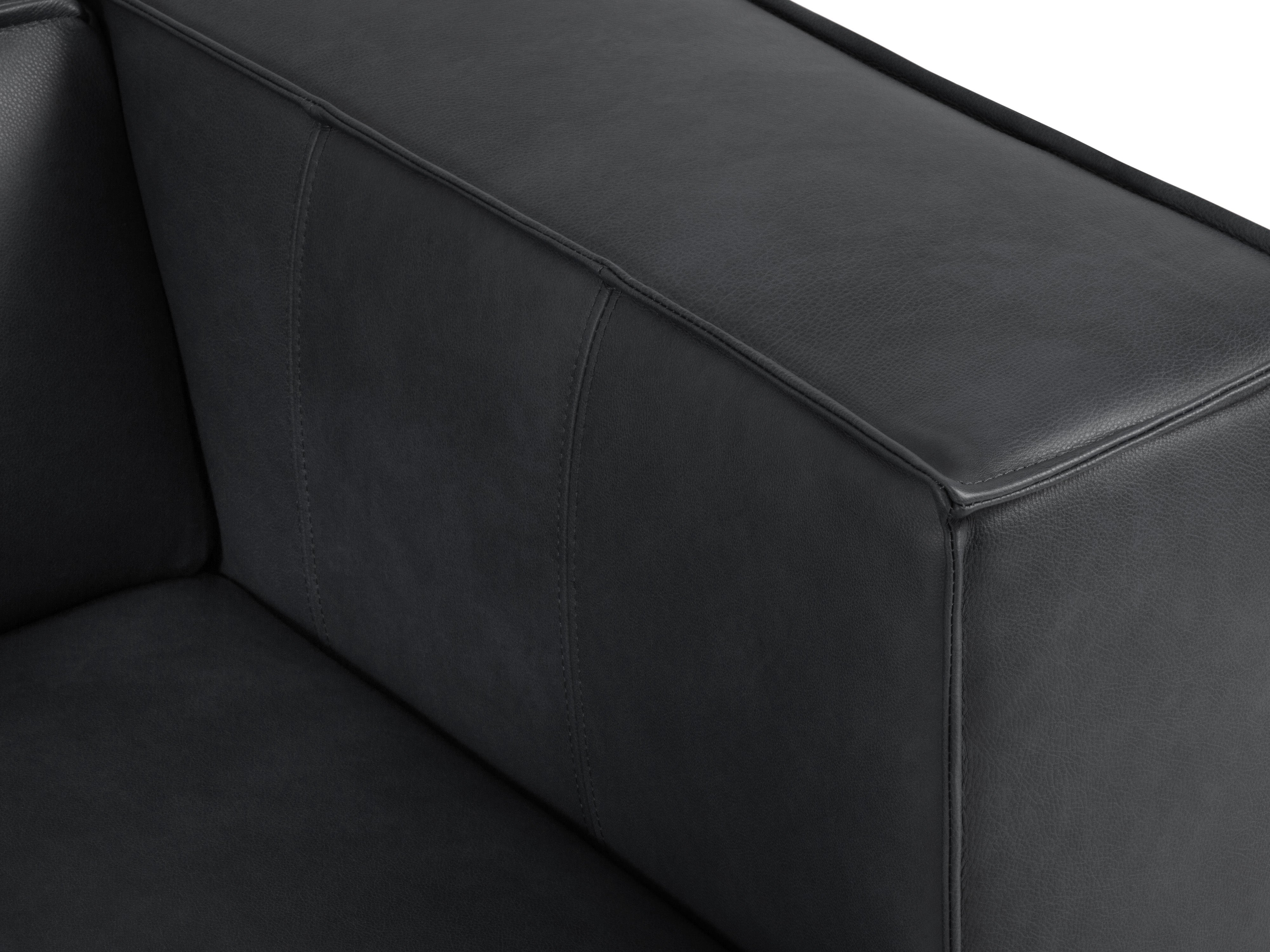 Sofa narożna skórzana MADAME grafitowy, Windsor & Co, Eye on Design