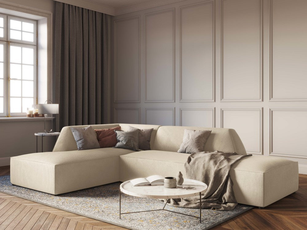 Beige corner for minimalist interiors