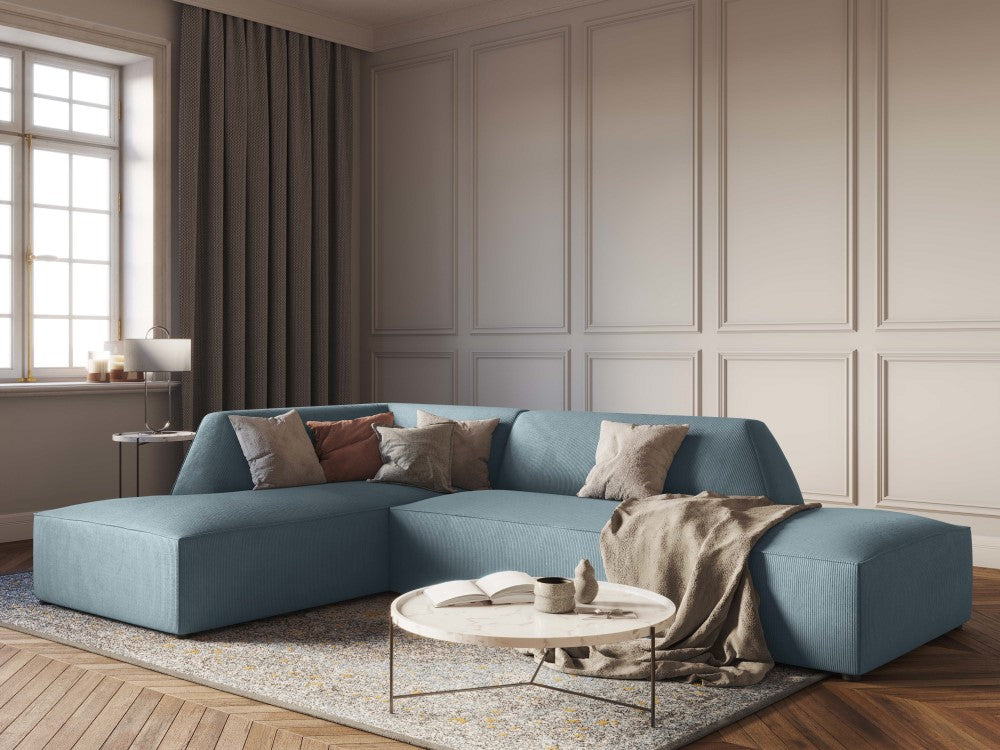light blue glamor sofa