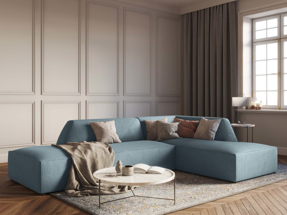 light blue sofa for minimalist interiors