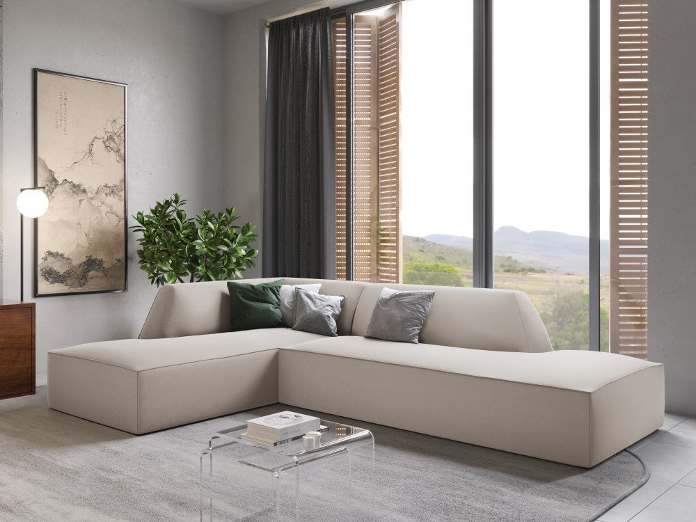 Modern Classic velvet corner sofa