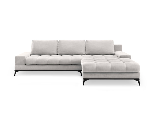Right corner sofa with sleeping function DENEB light grey, Windsor & Co, Eye on Design